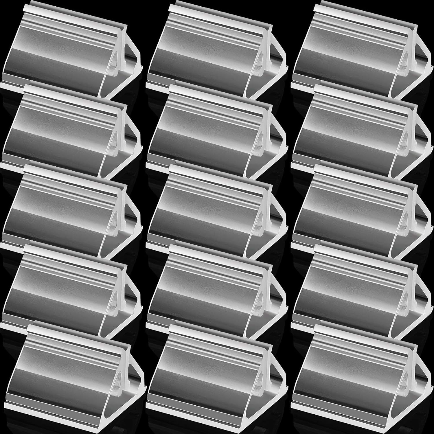 48 Pieces Plastic Game Piece Card Stands Clear Game Card Display Holders Picture Stands Markers DIY Playing or Board Party avor Photos Memos Pictures Display, 0.7 x 0.63 Inches - Image 1