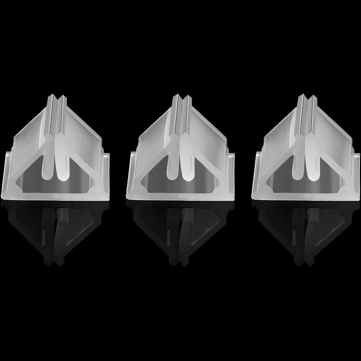 48 Pieces Plastic Game Piece Card Stands Clear Game Card Display Holders Picture Stands Markers DIY Playing or Board Party avor Photos Memos Pictures Display, 0.7 x 0.63 Inches - Image 5