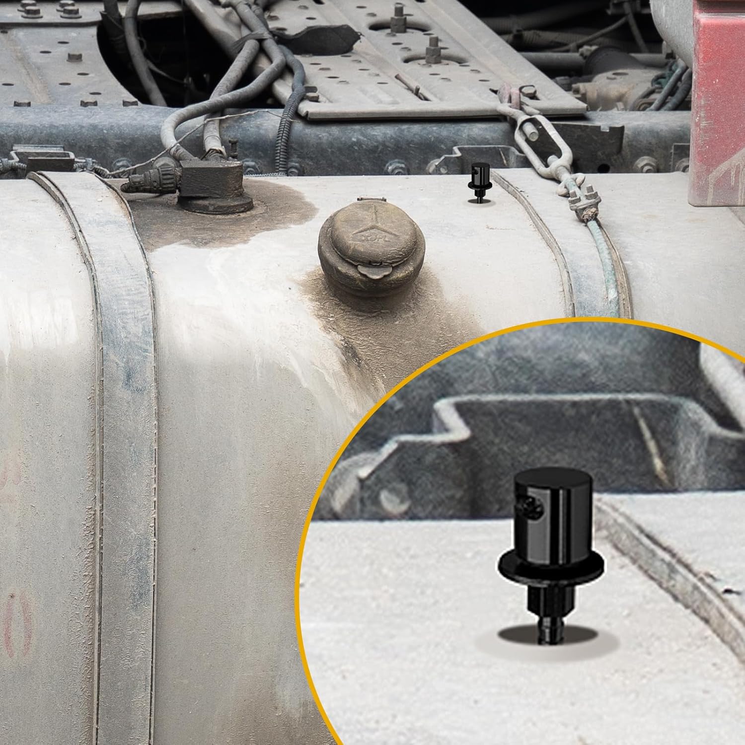 Biaungdo Black Fuel Tanks Remote Mount Vent Valve, 5/16 Inch Hose Barb Size Tank Vent Line Replacement Part - Image 5