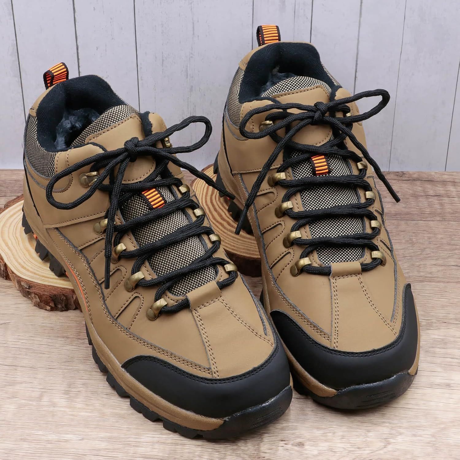 2 Pair Round Wave Shape Non Slip Heavy Duty and Durable Outdoor Climbing Shoelaces Hiking Shoe Laces Shoestrings - Image 2