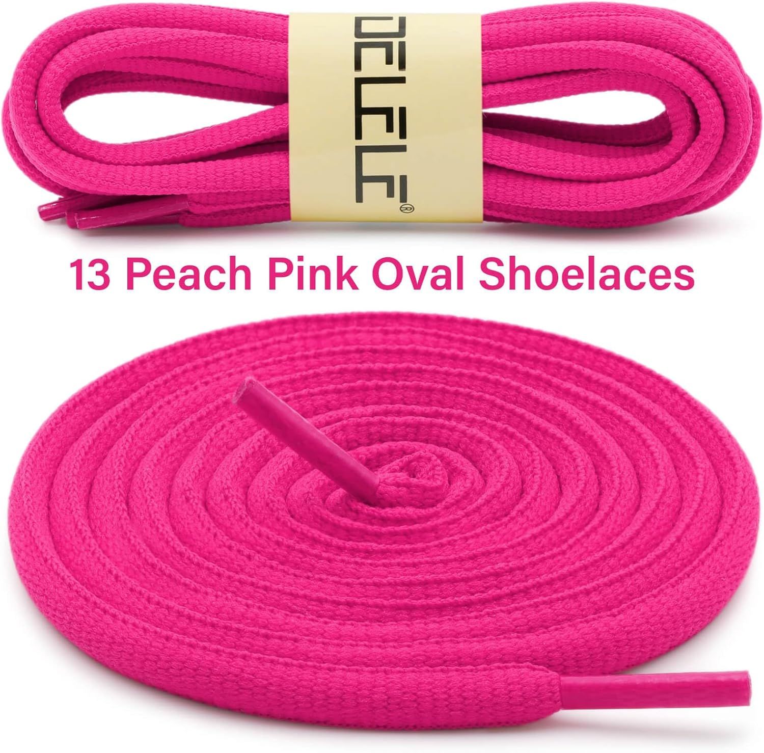 Oval Athletic Shoelaces Thick 4MM Hal Round Shoe Laces Strings 2 Pair - Image 2