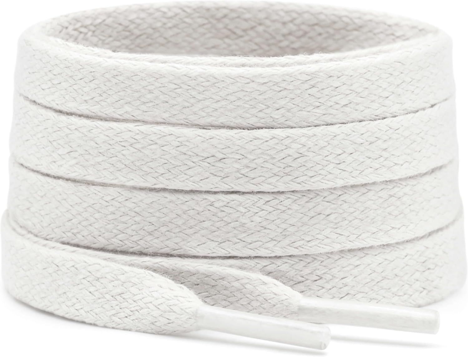 lat Waxed Cotton Shoelaces: Wax Shoe Laces or Sneakers Boot 2 Pair - Image 1