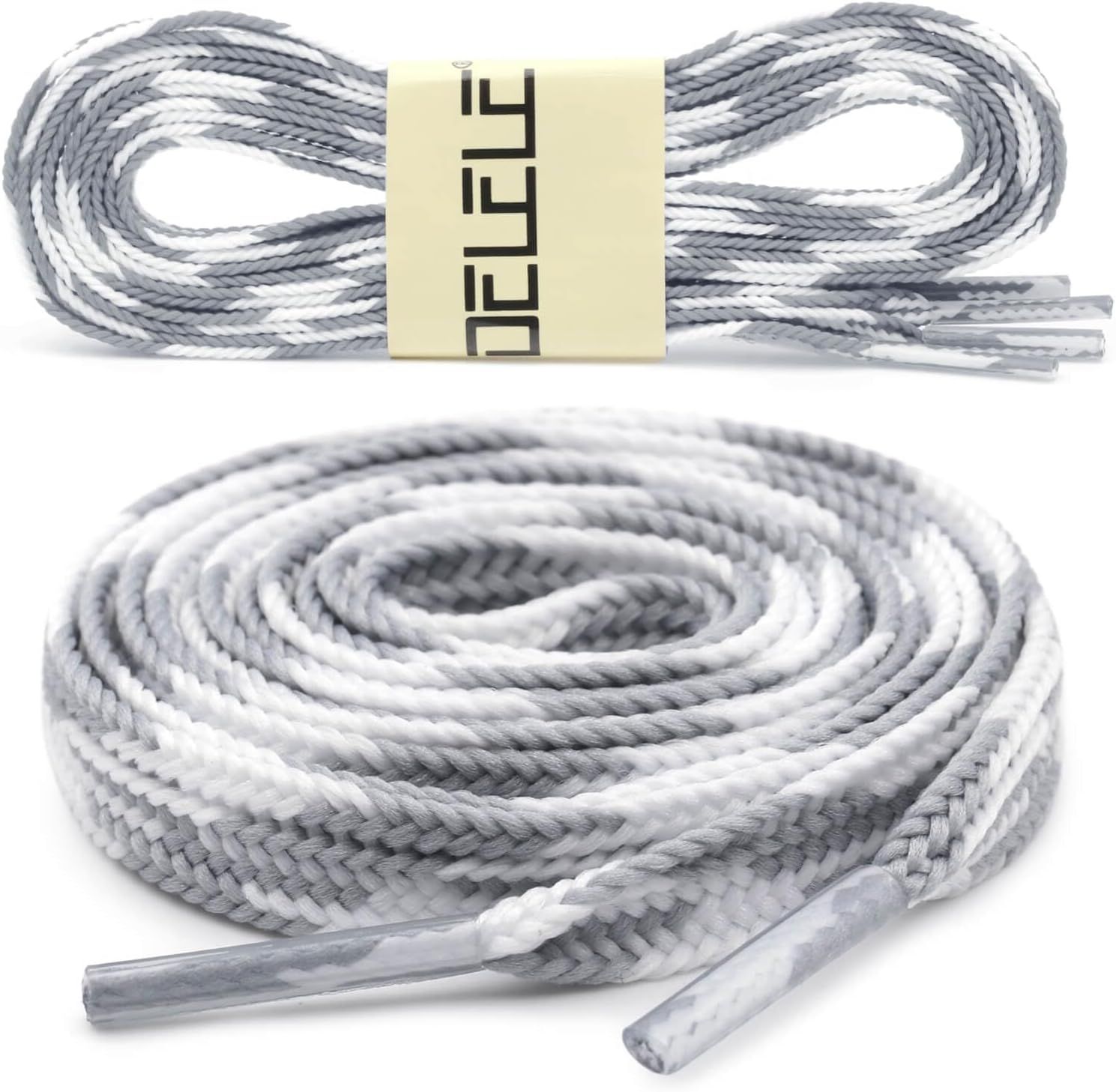 lat Colored Shoelaces or Sneakers: Thin Argyle Shoe Laces 2 Pair - Image 2