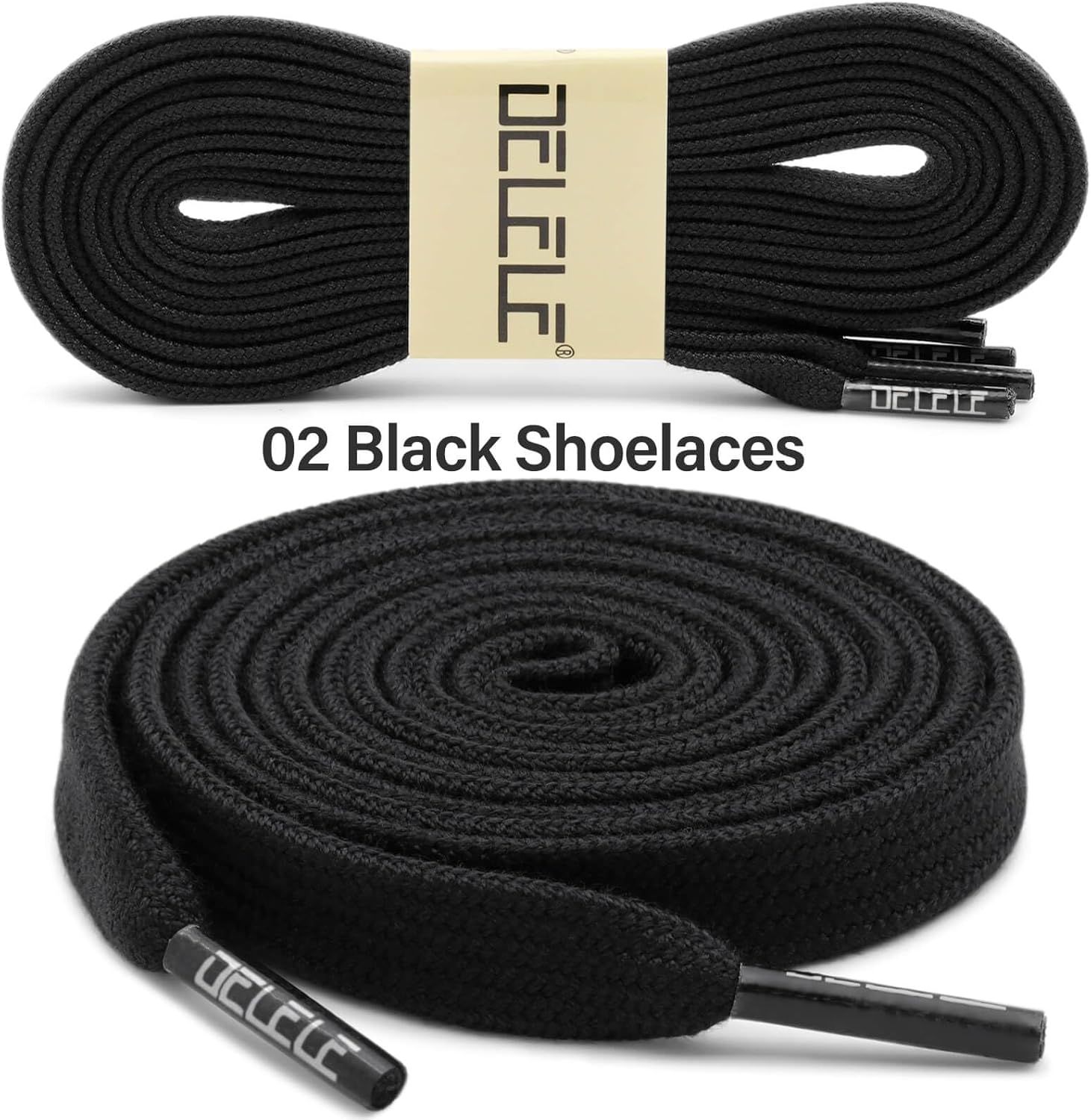 Sneakers lat Shoe Laces: 2/5 Inches Wide Athletic Replacement Shoelaces - Image 2