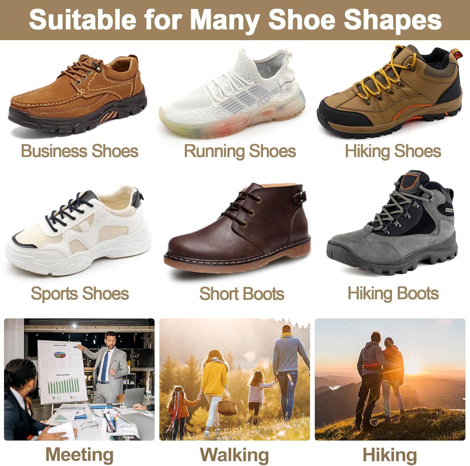 Round Braided Hiking Shoelaces: Work Climbing Shoe Laces or Boot 2 Pair - Image 8