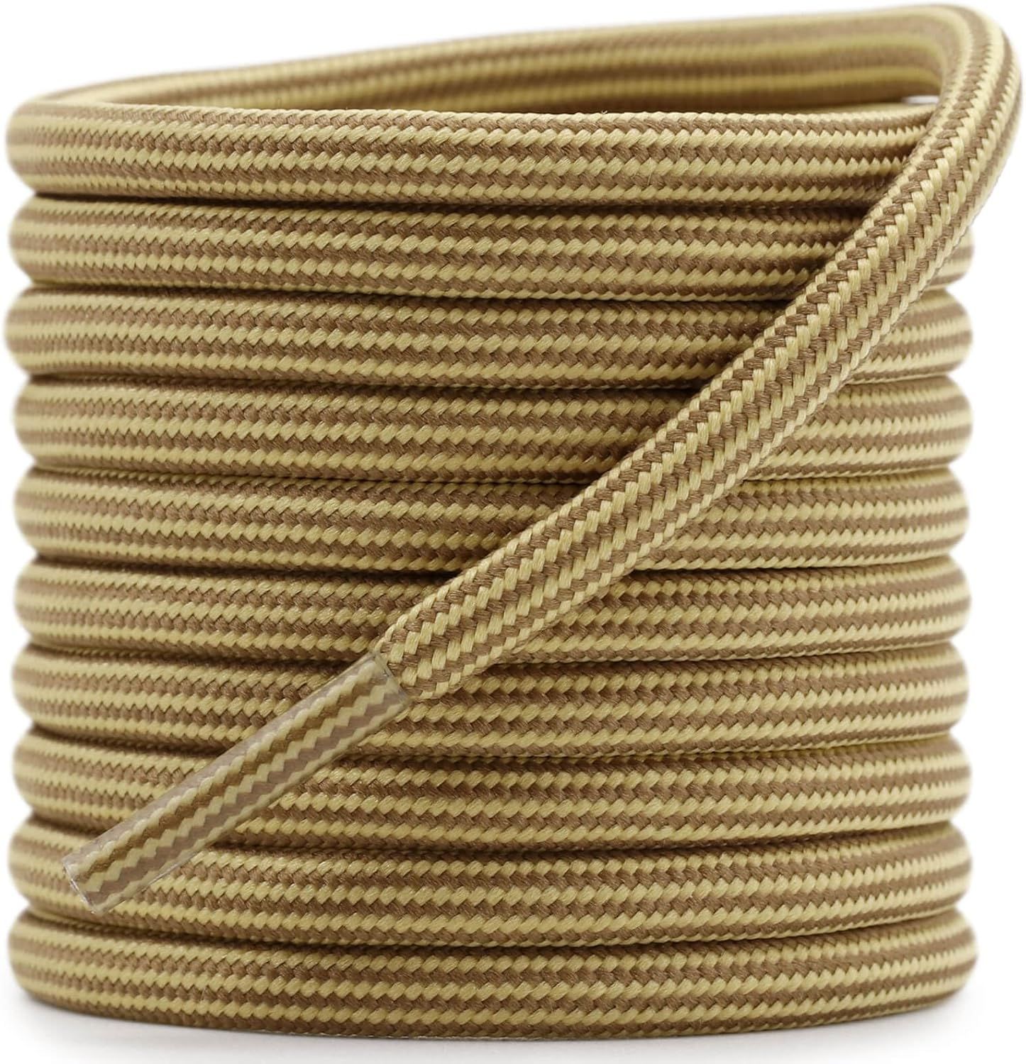 Work Shoe Laces or Boots, 2 Pair Hiking Heavy Duty Boot Laces, Durable Round Shoelaces Strings - Image 1