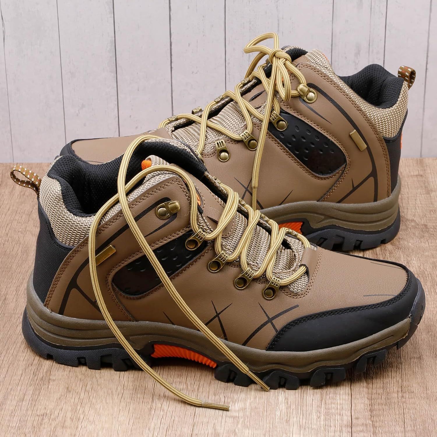Work Shoe Laces or Boots, 2 Pair Hiking Heavy Duty Boot Laces, Durable Round Shoelaces Strings - Image 4