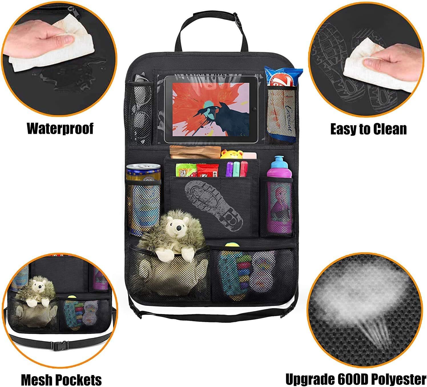 Car Backseat Organizer with 10