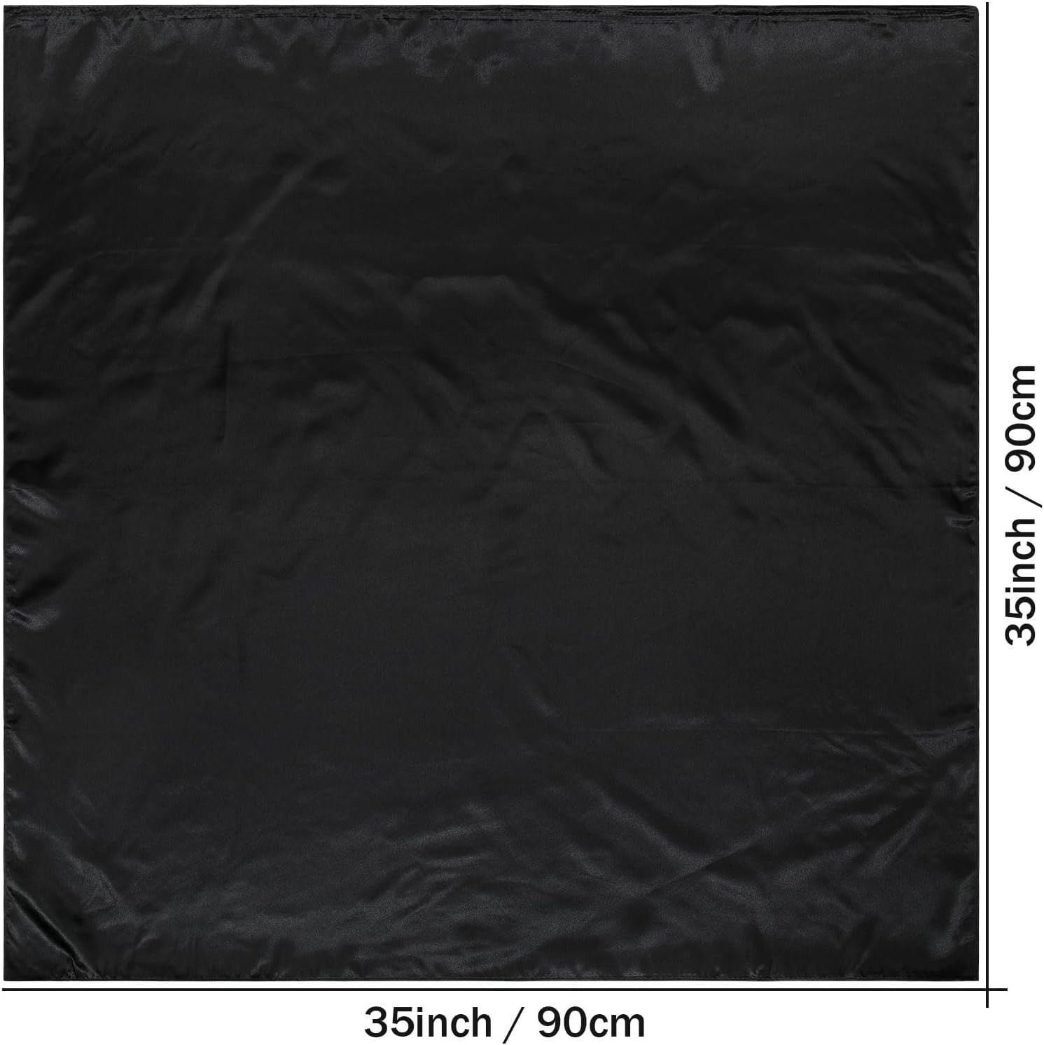 35” Large Satin Square Head Scar - 2Pcs Silk Like loral Head Scarves Square Satin Hair Scar Bandanas or Women - Image 2