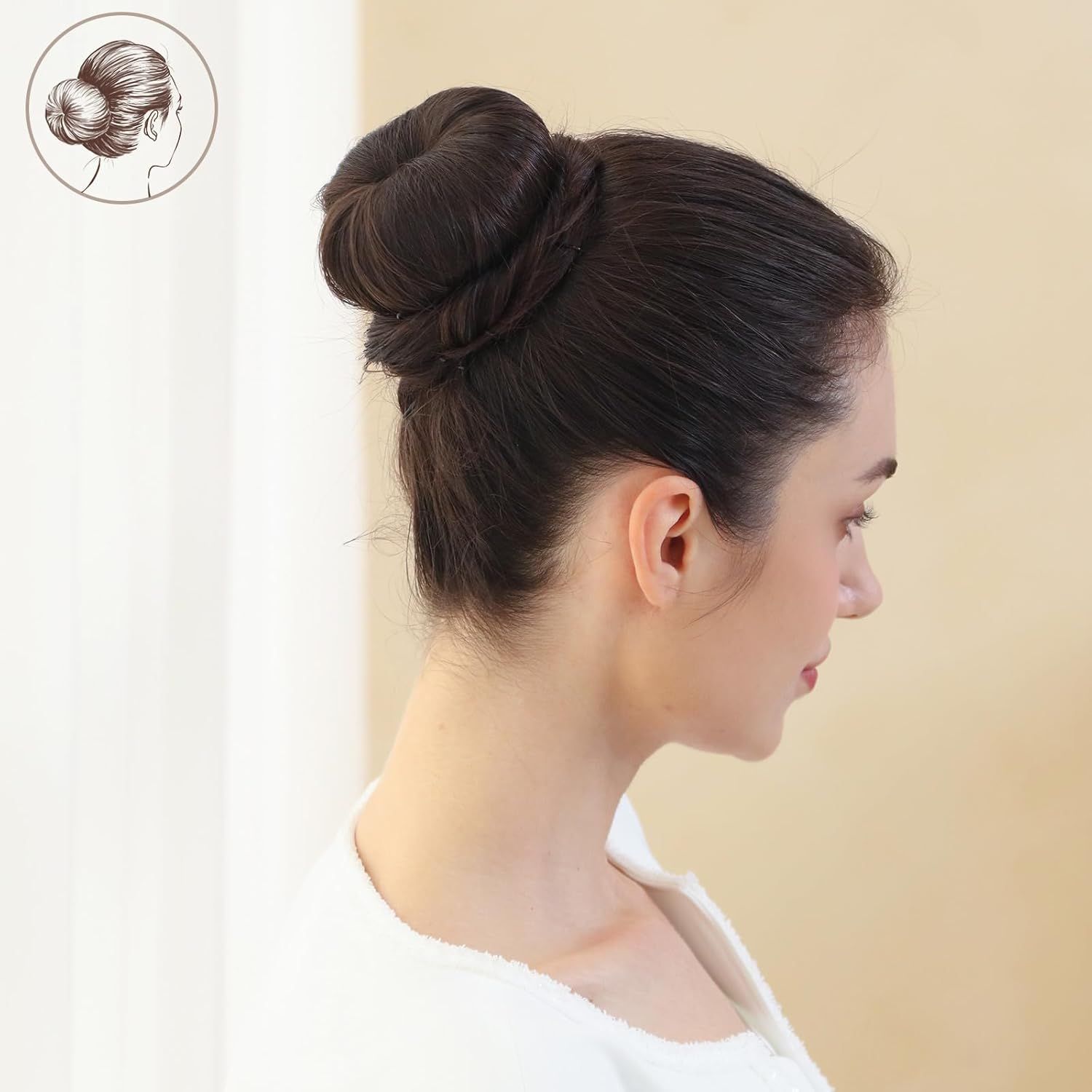 50PC Spiral Hair Pins Set, Spin Pins Spiral Bobby Pins or Girls, Women and Kids, Non-Scratch Round Clip & Bun Twist, Stylish Bun Bobby Pins, Premium Spin Pins or Hair, Brown - Image 6