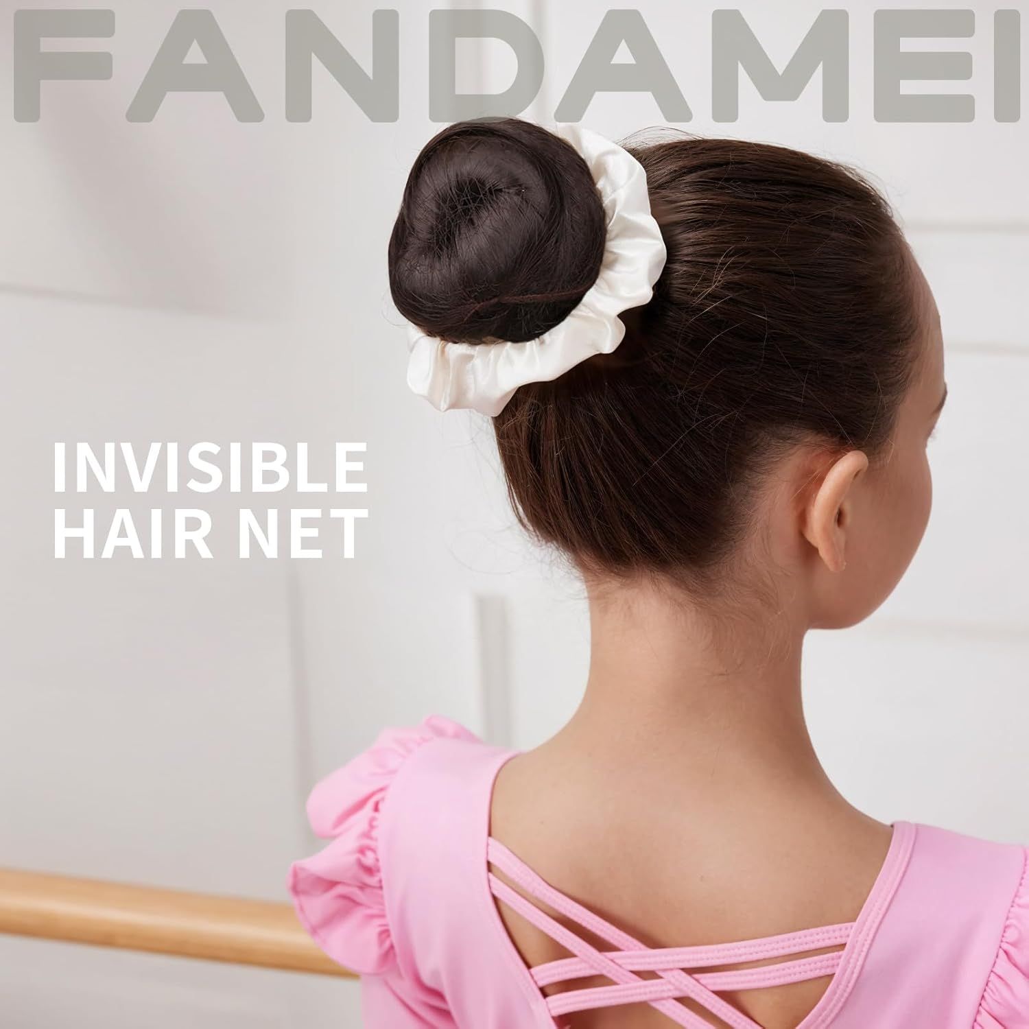 6 PCS Hair Bun Makers or Kids, 10 Invisible Bun Nets or Ballet Girls, 3PCS Extra Small 3PCS Small Donut Buns or Hair Kids, Bun Makers Hair Nets or Buns with 5 Elastics 20 Pins (Brown) - Image 5