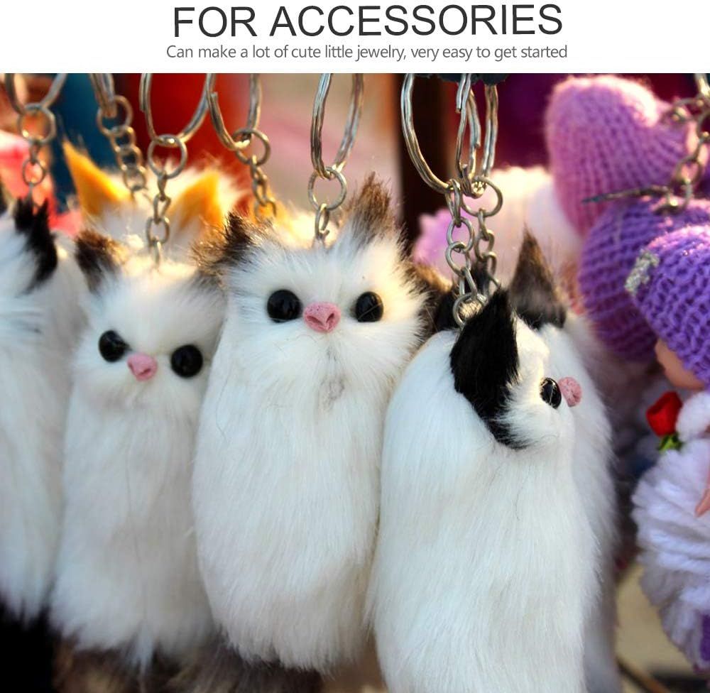 200 Pieces Split Key Rings Bulk or Keychain Key and Art Crats(25 mm /0.98 inch 100pcs ，28 mm /1.1 inch 100pcs) - Image 4