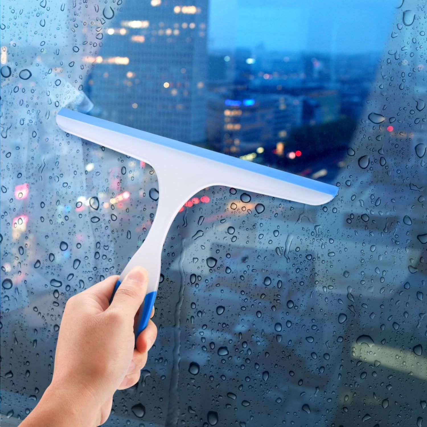 Shower Squeegee or Glass Doors, 3pcs Bathroom Squeegee or Shower Cleaner Squeegee, Window Cleaning Squeegee Glass Shower Door or Car Window Wiper Mirror Windshield - Image 6