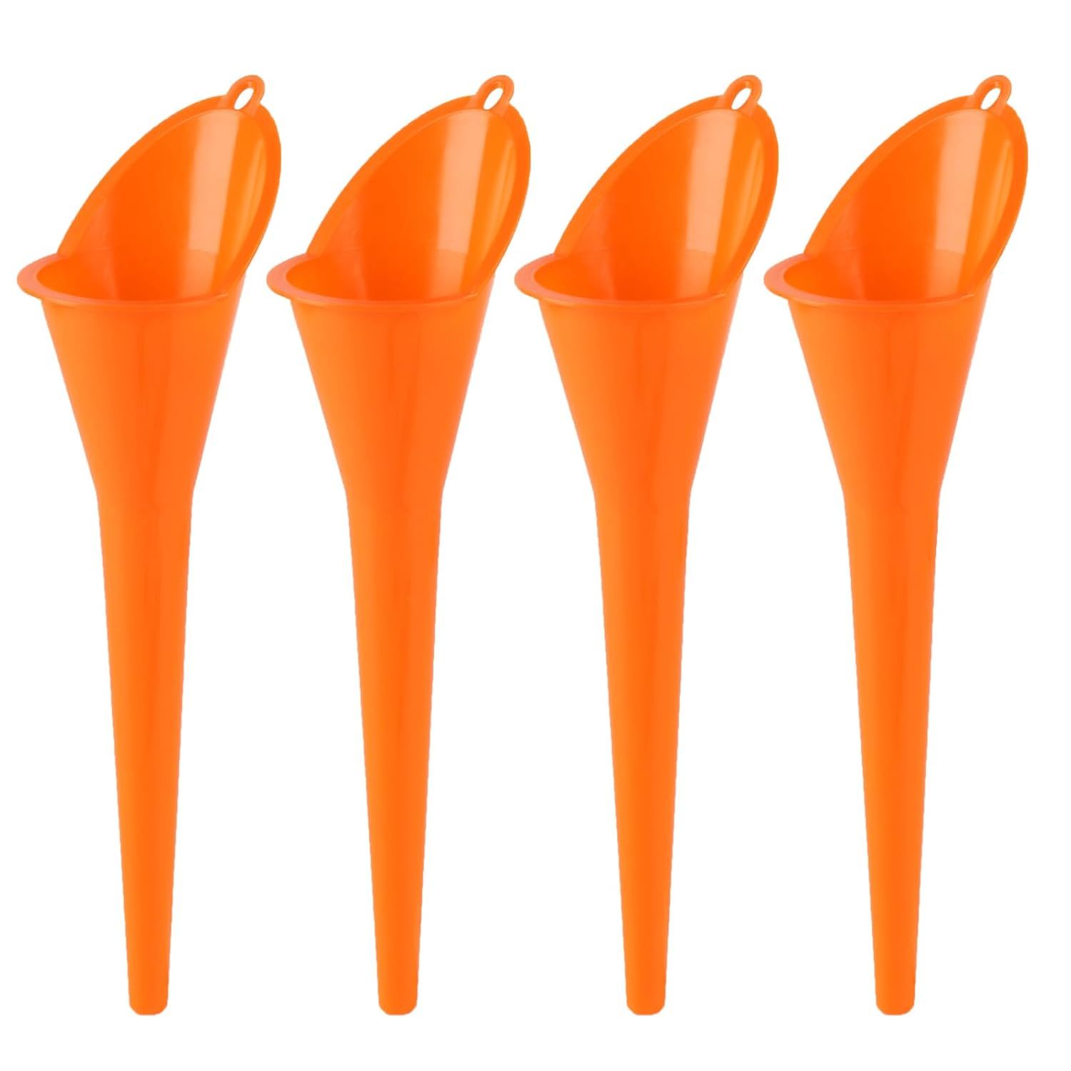 4 Pcs Plastic Long Neck Oil unnel or Change, Multi-unction Long or Transmission luid Automotive unnels, Car Water Diesel uel Kerosene Liquids Engine Oil unnel Set - Image 1
