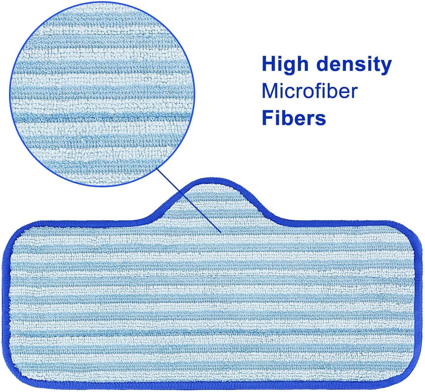 6 Pack Microiber Pads Compatible with Dupray Neat Steam Cleaner, Durable, Reusable and Machine Washable - Image 7