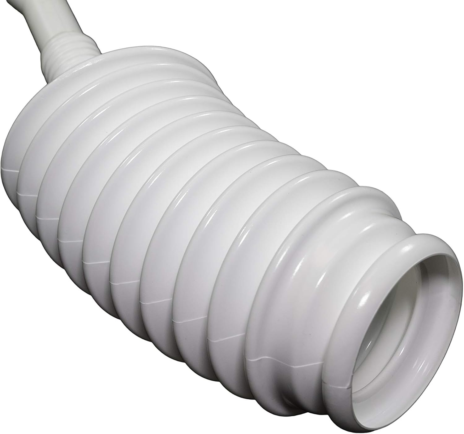 Master Plunger MP500-B4 Heavy Duty Bathroom Toilet Plunger Kit with Short Bucket. Equipped with Air Release Valve, White - Image 6