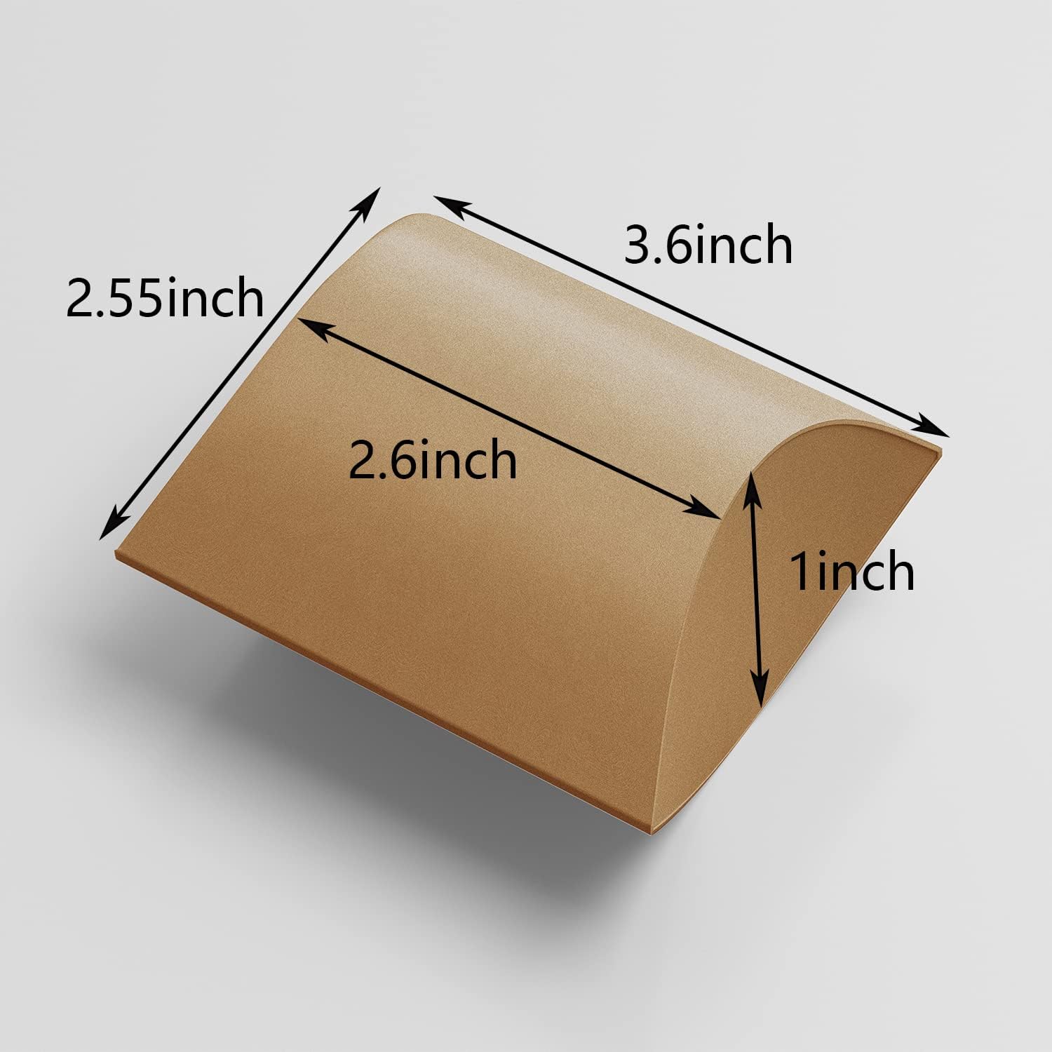BallHull Kraft Paper Pillow Candy Box, Foldable Gift Box with Jute Rope for Weddings, Parties, Birthdays, Holidays, 60 Pcs - Image 2