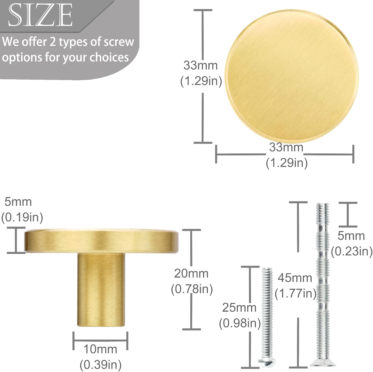 2 Pack Clover Shape Drawer Pulls Solid Brass Stylish Kitchen Cabinet Modern Brushed Gold Trefoil Dresser Knobs Door Window Pull Handles Cabinet Hardware for Cupboard Pulls with Screws - Image 2
