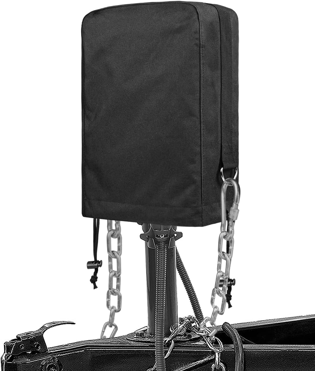 RV Electric Tongue Jack Cover- 900D Oxford Fabric Waterproof Protective- Travel Trailer Accessories for Outside Protection - Image 1