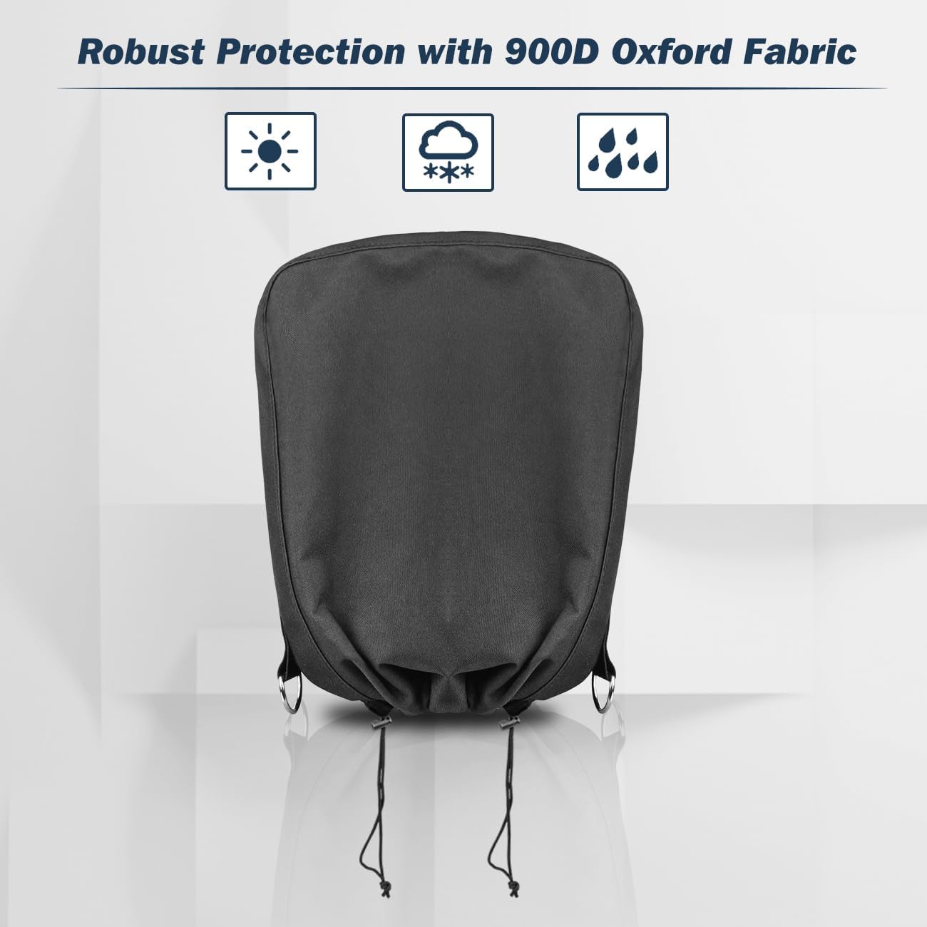 RV Electric Tongue Jack Cover- 900D Oxford Fabric Waterproof Protective- Travel Trailer Accessories for Outside Protection - Image 2