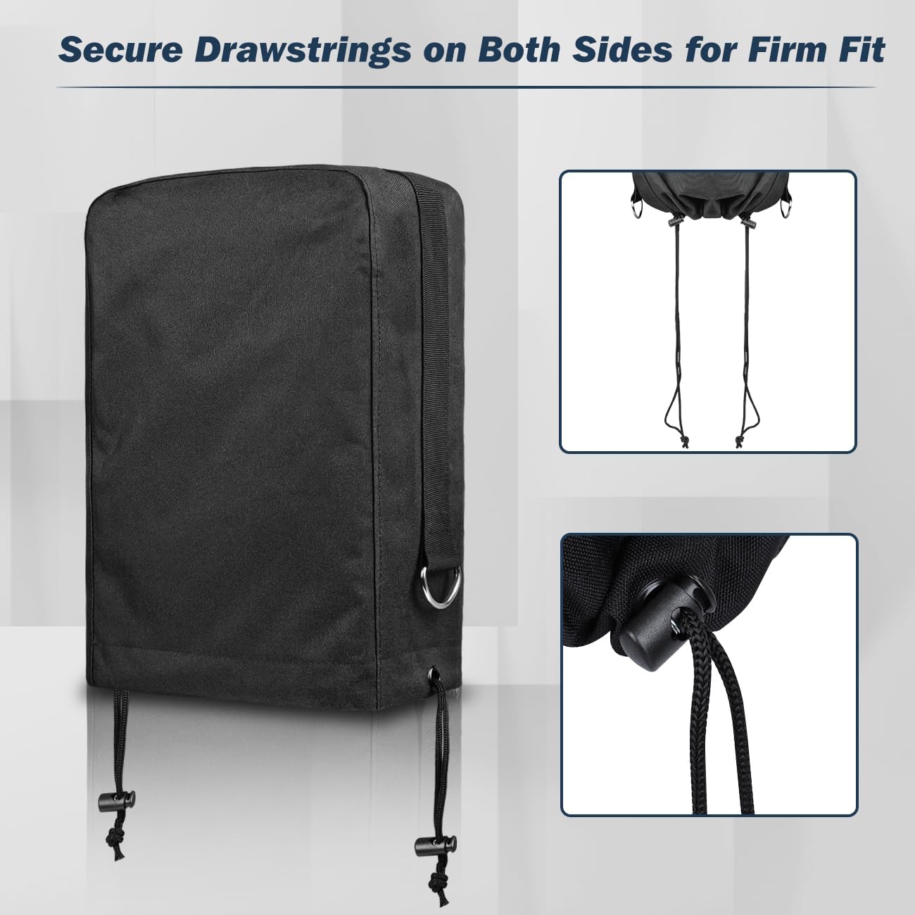 RV Electric Tongue Jack Cover- 900D Oxford Fabric Waterproof Protective- Travel Trailer Accessories for Outside Protection - Image 4