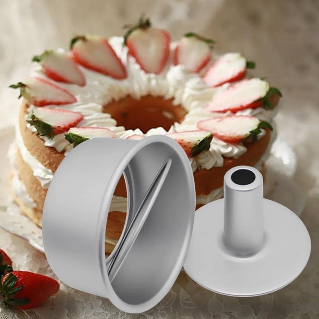 Cake Molds for Baking Bundle, 6 Inch Angel Food Cake Pan with Removable Bottom & 20Pcs Mini Tart Pans - Image 2
