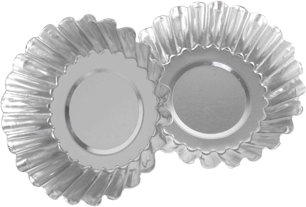 Cake Molds for Baking Bundle, 6 Inch Angel Food Cake Pan & 20pcs Egg Tart Molds - Image 3
