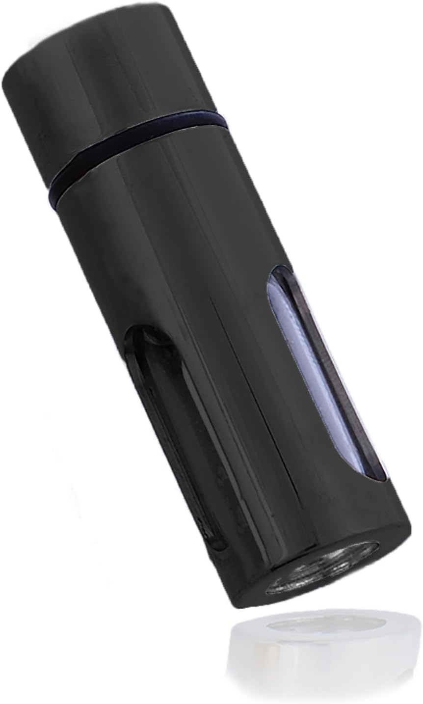 Portable Stainless Steel Glass Container Tube Urn Keepsake Cremation Ashes Memorial Pendant for Men Women - Image 3