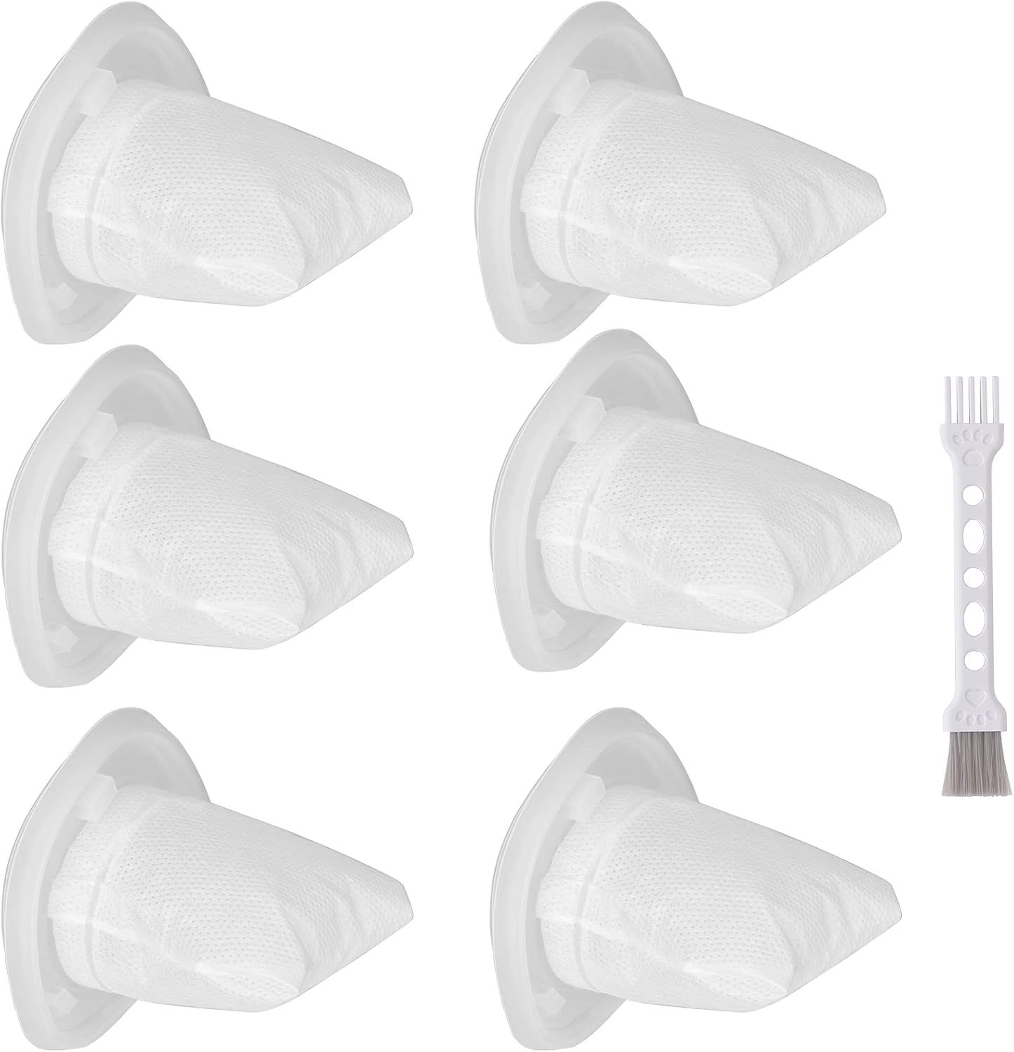 HNVC10 Replacement ilters, Compatible with Black and Decker Dustbuster Hand Vacuums HNVC215B10, HNV215B12, HNVC215BW52, HNVC115J06, HNVC115B22, HNVC220BCZ01, HNVC220BCP07 ilter (6 Pack) - Image 1
