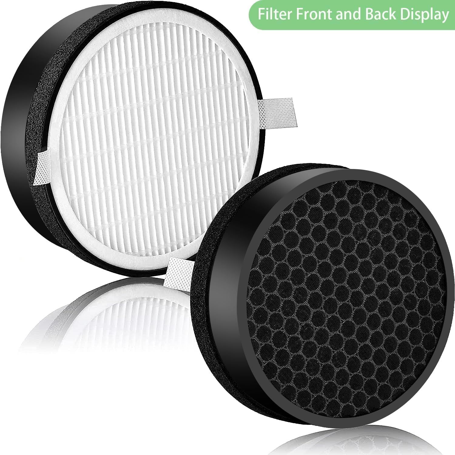or LEVOIT LV-H132 Replacement ilters, Compatible with  LV-H132 3-in-1 Nylon Pre-ilter, High-Eiciency Activated Carbon True ilters, Part LV-H132-R, 4 Pack - Image 3