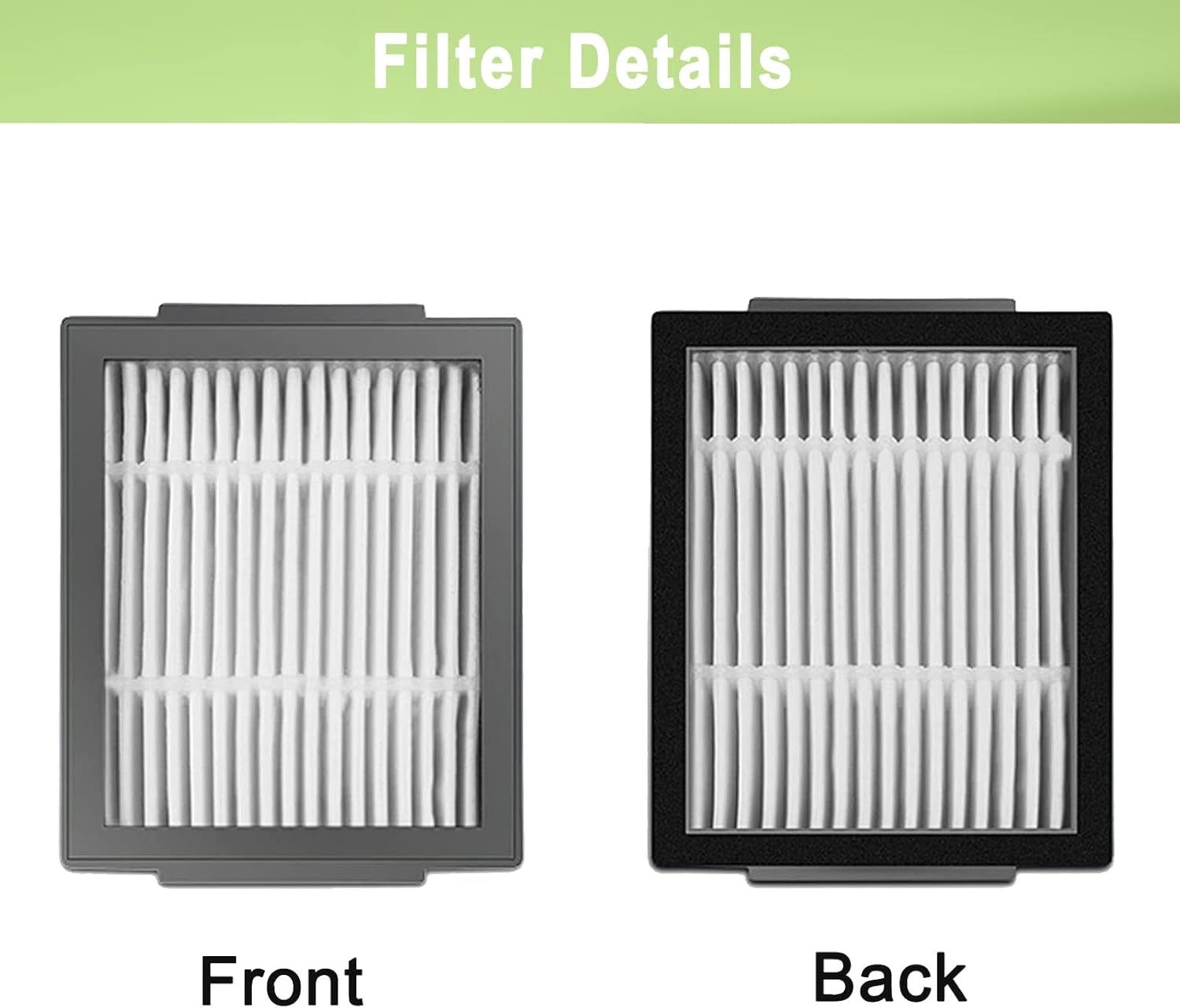 18 Pack Replacement Parts Accessories Compatible or iRobot Roomba i3 i3+ i7 i7+ i4 i6 i6+i8 i8+/Plus E5 E6 E7 J7 i5+j5+ I,E &J Series Vacuum Cleaner 2 Set o Roller Brush & 8 ilters & 8 Side Brushes - Image 6