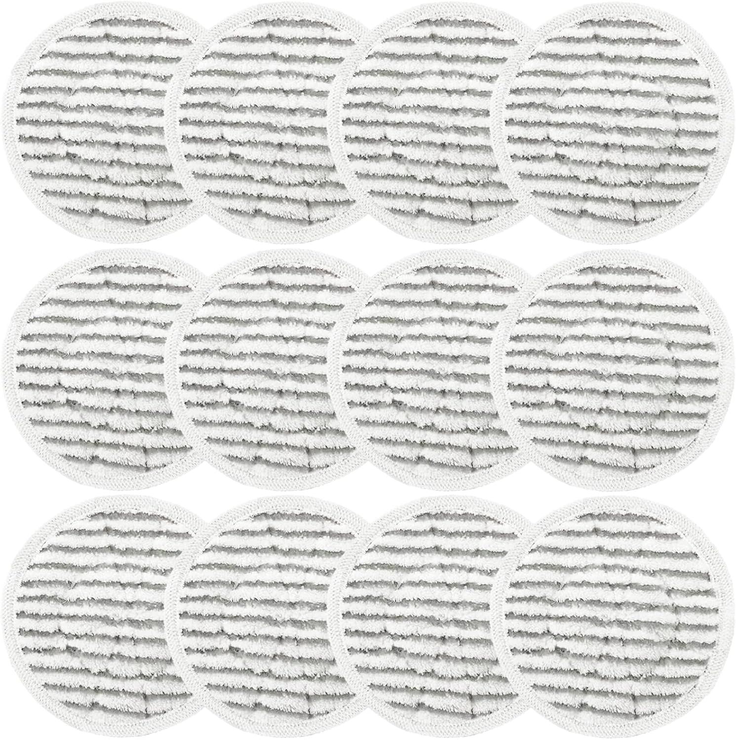 12 Pack Replacement Steam Mop Pads or Shark S8201 S7001 S8001 S7201 S7000AMZ S7000 S7005 S7020 S7001C Steam Mop, Steam & Scrub All-in-One Scrubbing and Sanitizing, Dirt Grip Scrub Washable Pad - Image 1