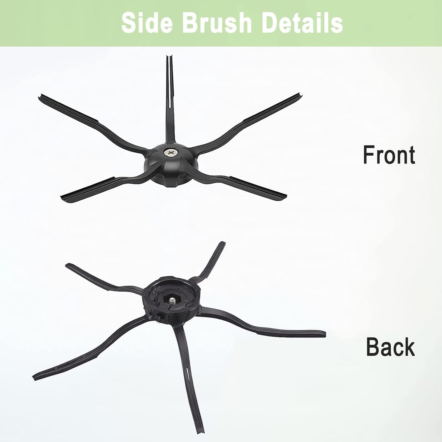 Compatible Replacement Parts Compatible with  S7 S7+ S7 MaxV, S7 MaxV Plus T7S T7 plus T7S plus Robot Vacuum, 2 Roller Brush, 4 ilter, 6 Side Brush, 4 Mop Cloth - Image 2
