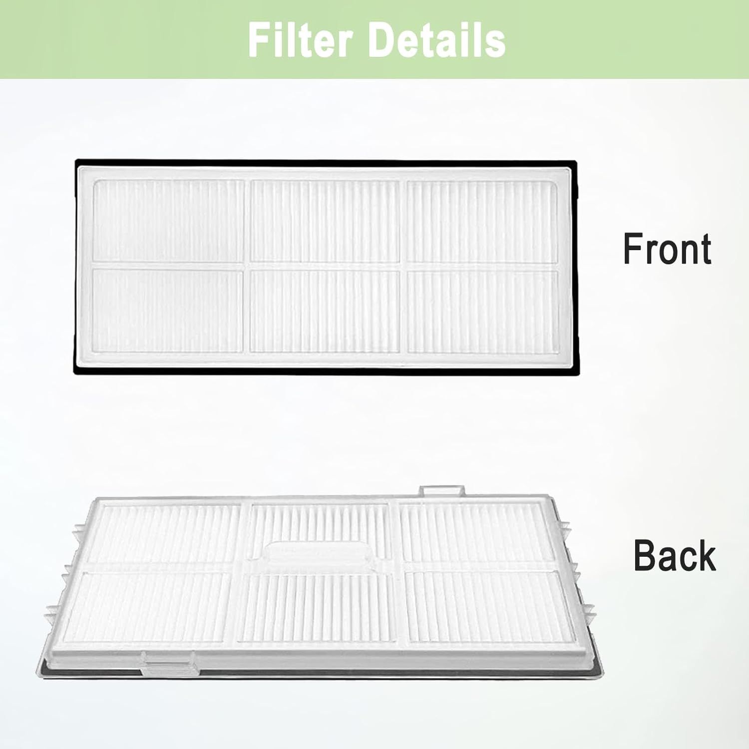 Compatible Replacement Parts Compatible with  S7 S7+ S7 MaxV, S7 MaxV Plus T7S T7 plus T7S plus Robot Vacuum, 2 Roller Brush, 4 ilter, 6 Side Brush, 4 Mop Cloth - Image 6