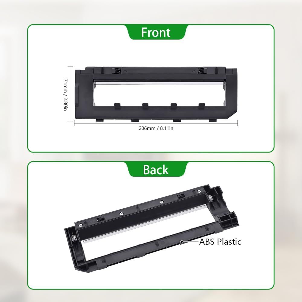 Replacement Brush Covers Guards Compatible with  S7, S7+ MaxV Plus/Ultra, Q5, Q5+, Q7 Max/Max+, Robot Vacuum Cleaners, 2-Pack - Image 2