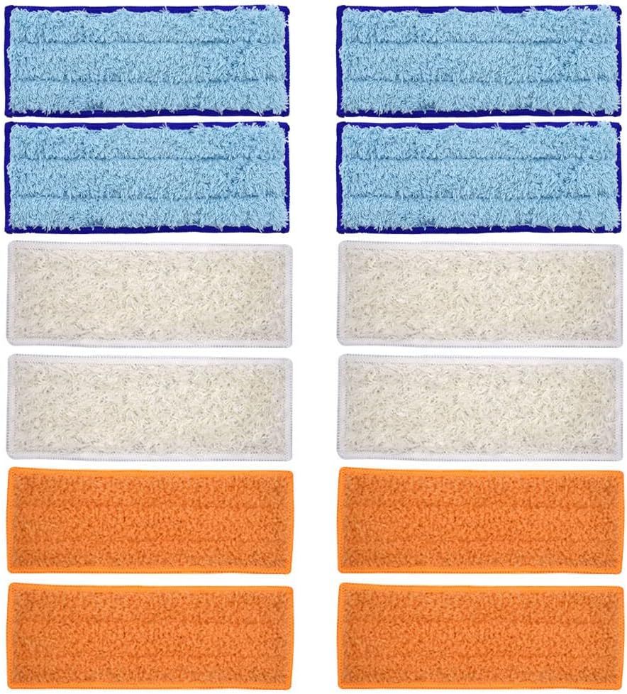 Mop Pads Compatible with iRobot Braava Jet 200 Series 240 241 244 245 250 Robot Mops, Washable and Reusable, 4 Wet 4 Dry 4 Damp. - Image 1