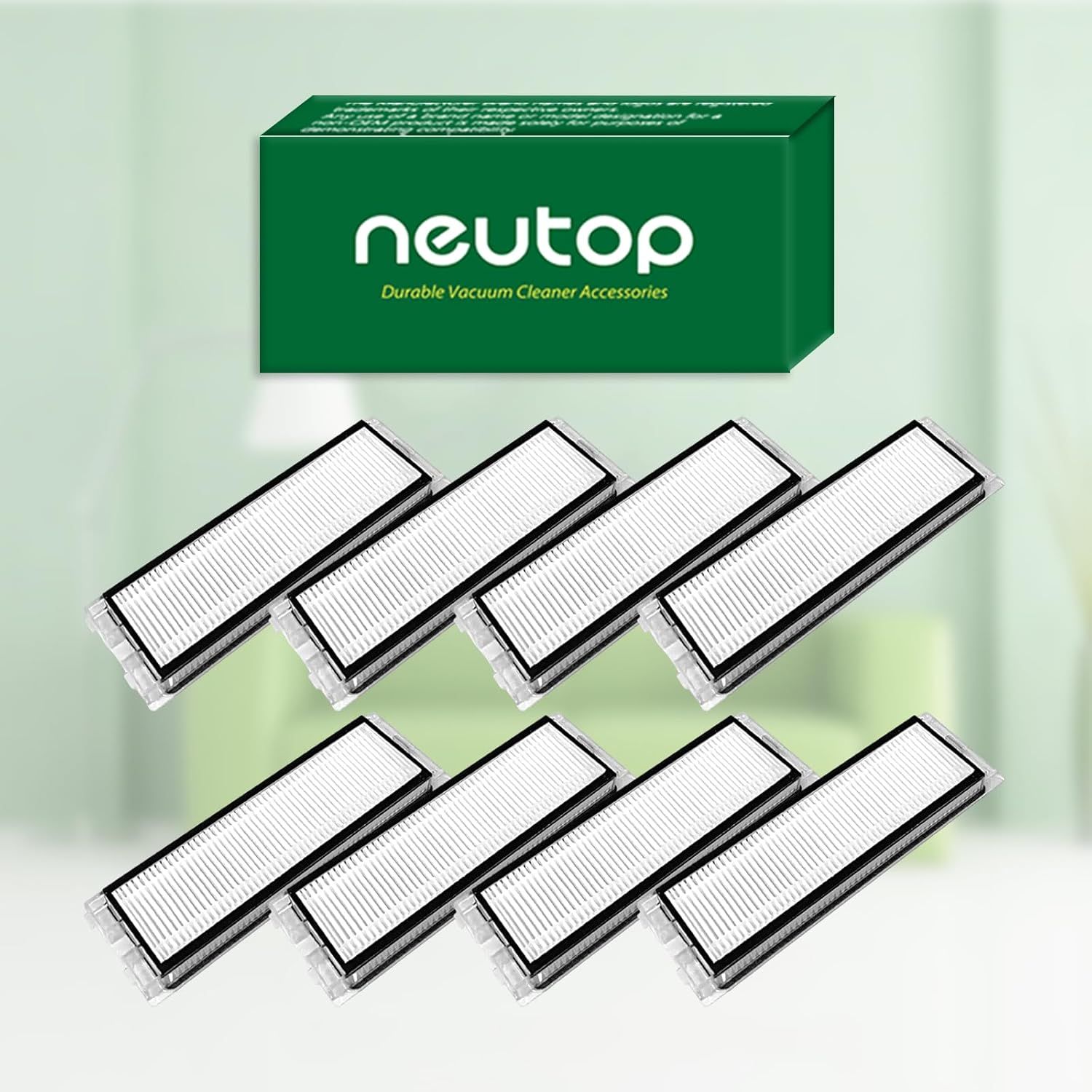 Replacement ilters Parts, Compatible with  Q Revo/Qrevo 2R3W, Robot Vacuums Cleaner Replacement Spare Parts Accessories, 8-pack. - Image 7