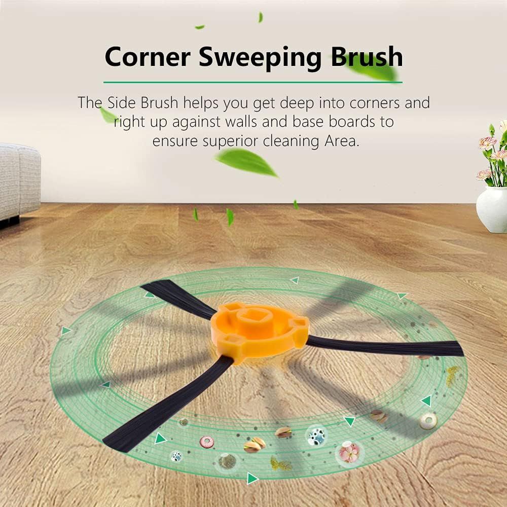 Replacement Accessories Kit Compatible or Ecovacs Deebot N79S N79 DN622 DN622.11 DN622.31 N79W N79se and Deebot 500 DC3G Robot Vacuum with 1 Roller Brush 3 ilter Sets 4 Side Brushes. - Image 6