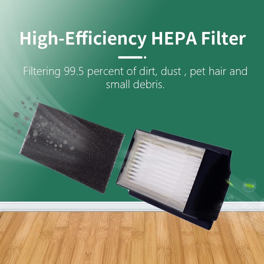 Replacement Parts Compatible with Ecovacs Deebot X1 Plus/Turbo/Omni, T10 Plus/Omni, Robot Vacuum Accessories 1 Roller 4 ilter Sets 6 Side Brushes. - Image 4