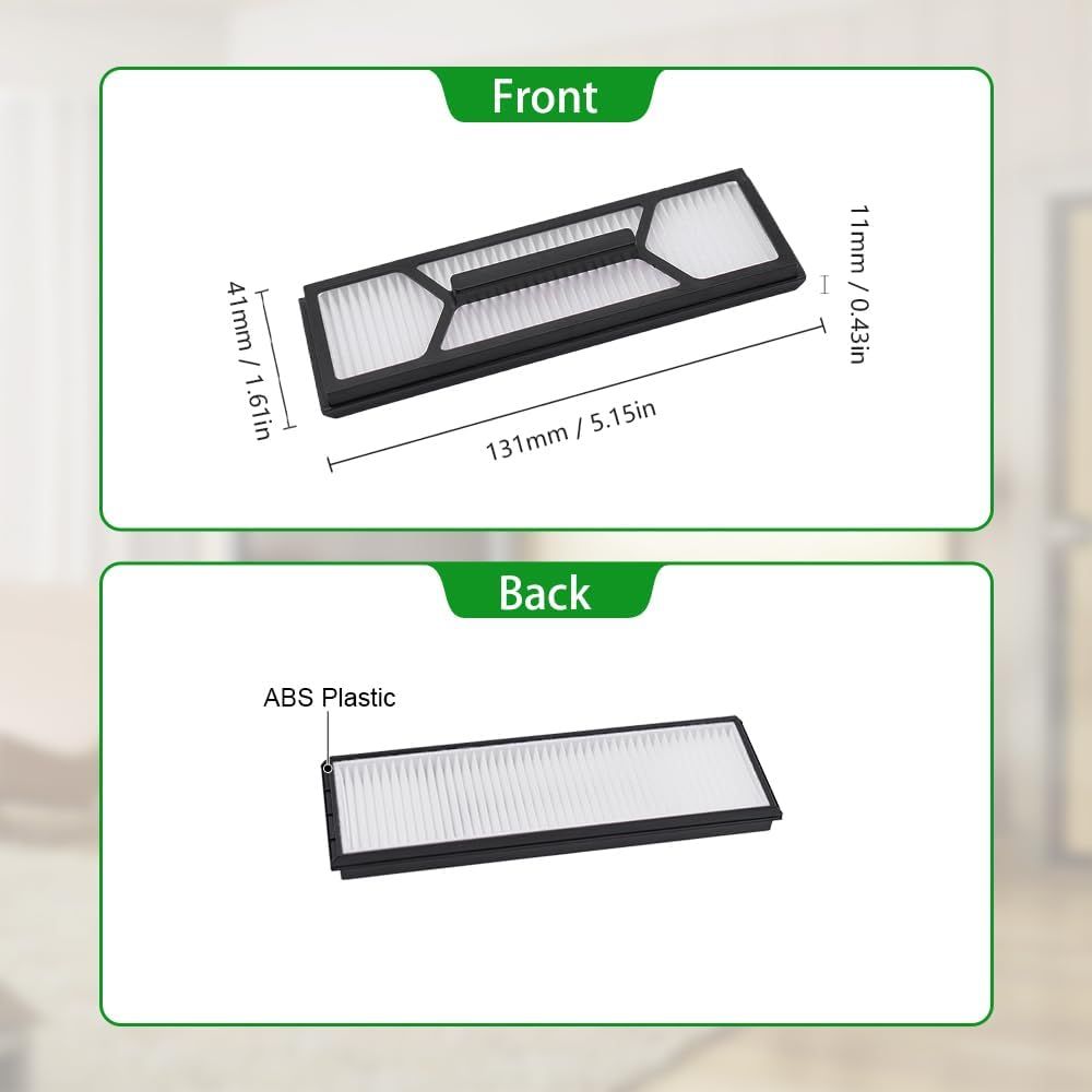 Hepa ilter Replacement Set, Compatible with euy Robot Vacuum Omni S1 Pro/S1, Vacuum Cleaner Accessories Parts, 8-pack - Image 2