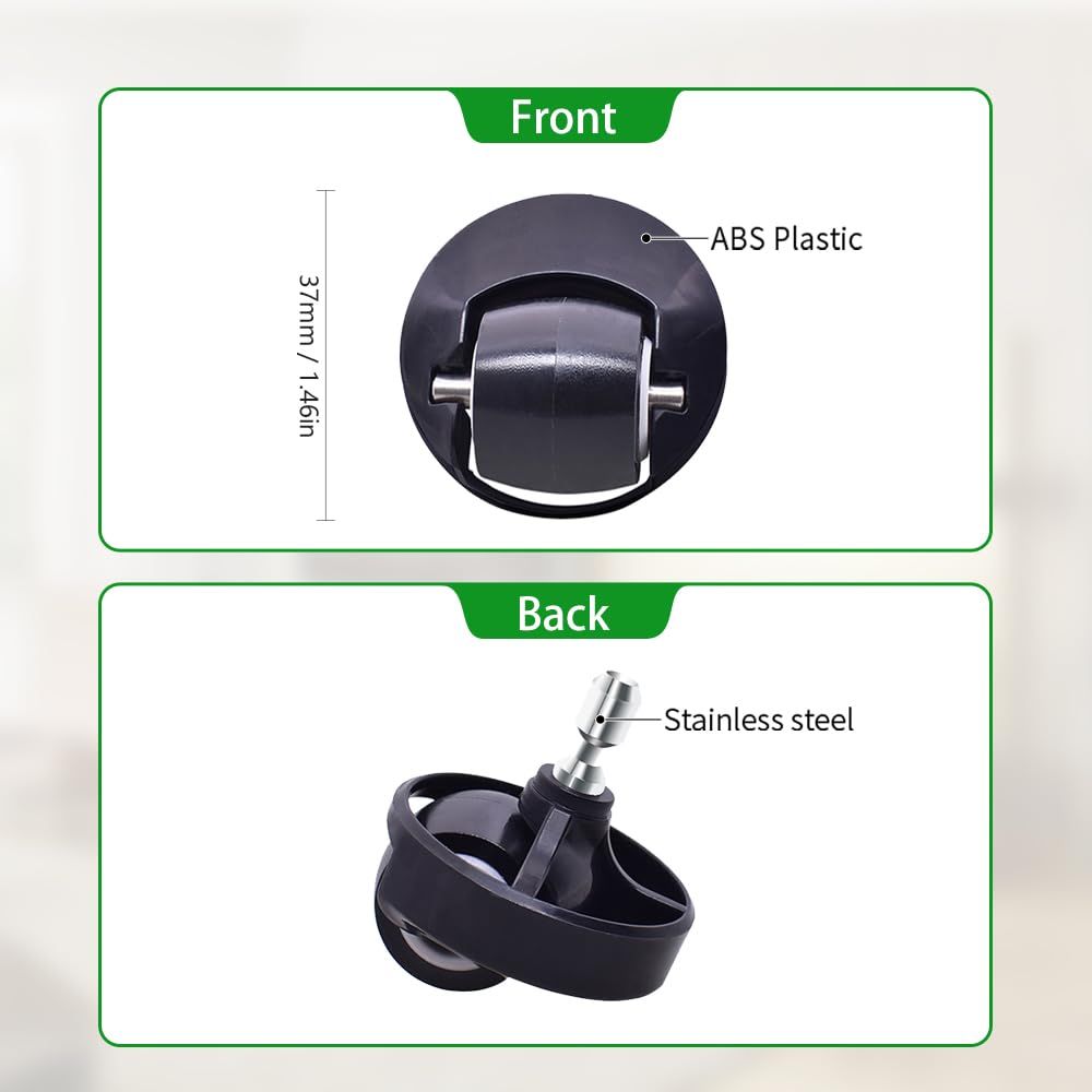 Replacement ront Caster Wheel Ball Assembly Compatible with iRobot Roomba S Series s9 & s9+ Robot Vacuums, 2-Pack. - Image 2