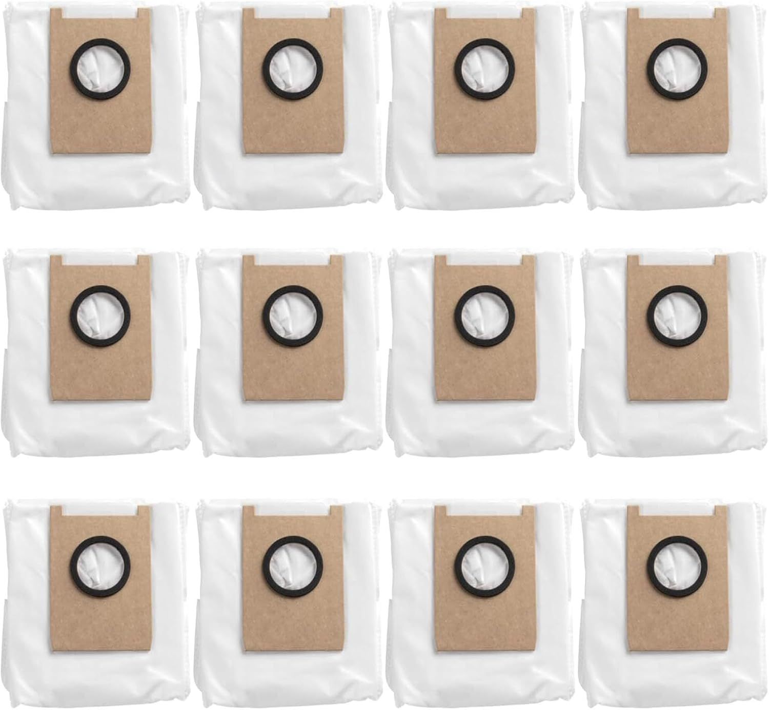 Replacement Dust Bags Compatible with euy E20, Robot Vacuum Parts Accessories Disposable Bags, 12-Pack. - Image 1