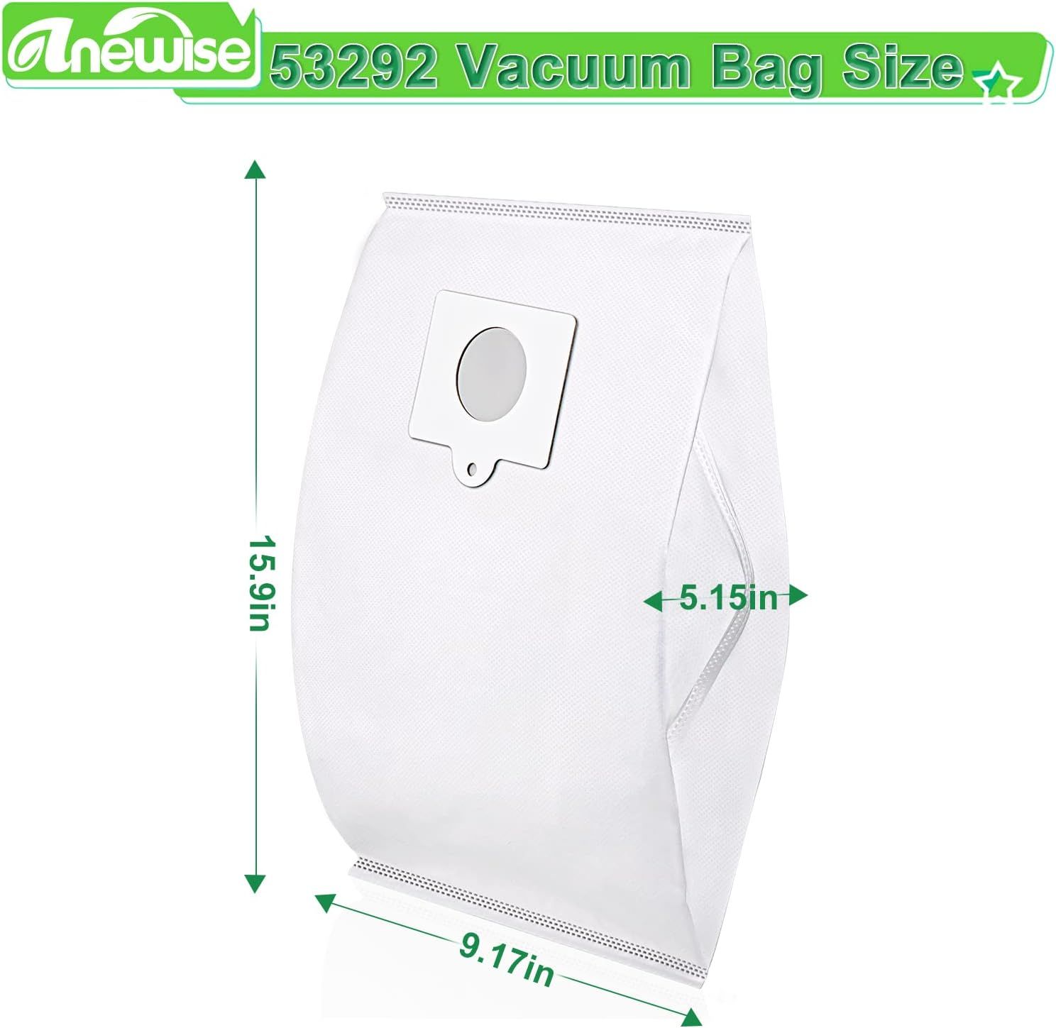 Type Q/C Canister Vacuum Bags 53292 or Kenmore 600 Series 81214 81614 BC4039 400 Series 81414 200 Series 81214 BC4002 700 Series 81714 800 Series Bagged Canister Vacuum Cleaner, 6 Pack - Image 2