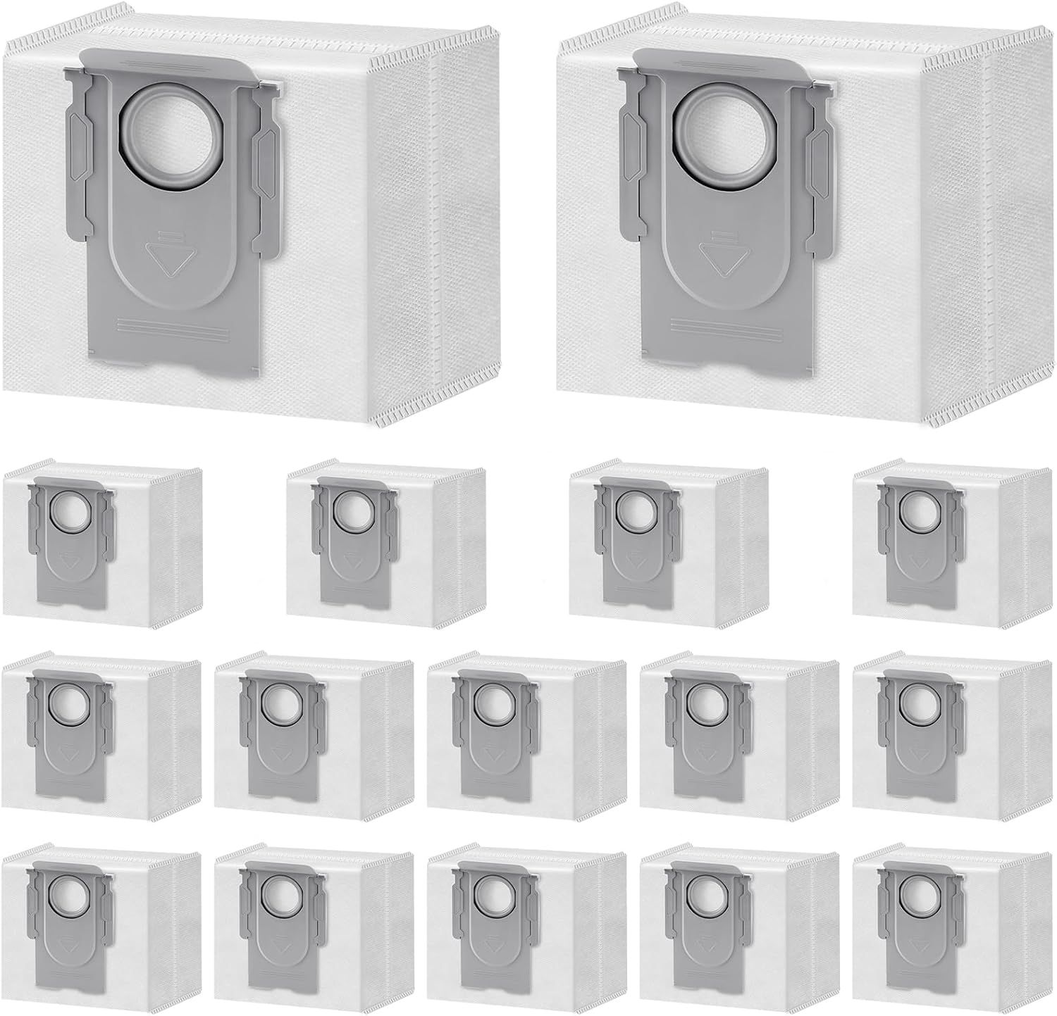 16 Packs Q10 Q7 Q5 Bag Replacement or  Q10 S5+, Q7 M5+, Q5 Max+, 3.6L Vaccum Bag or Q10 X5+, Q5+, Q5 Pro+, Q8 Max+, Q7+, Q7 Max+, S8+, S8 Pro Ultra, S7 Pro Ultra, S7 MaxV Ultra - Image 1