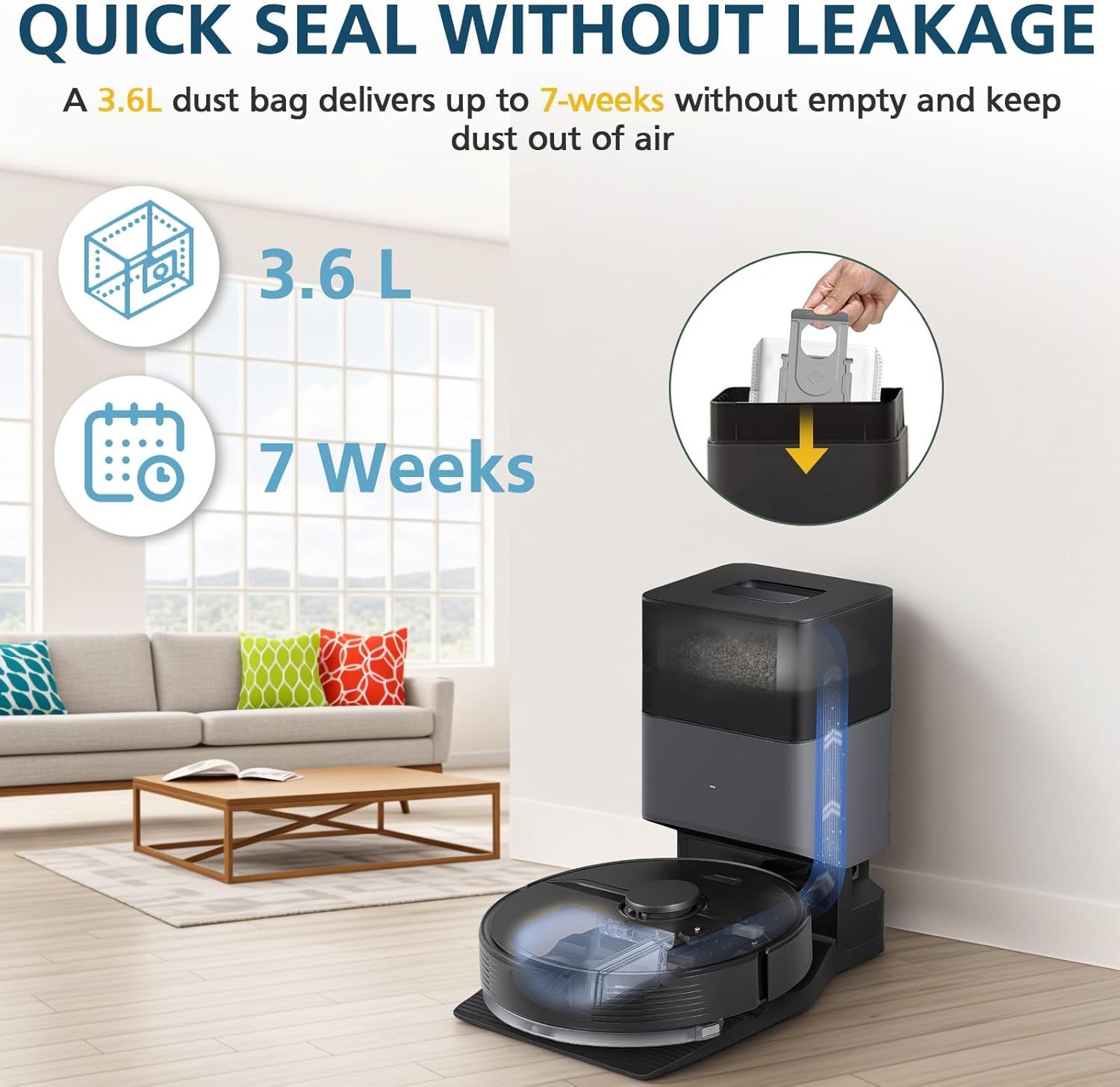 16 Packs Q10 Q7 Q5 Bag Replacement or  Q10 S5+, Q7 M5+, Q5 Max+, 3.6L Vaccum Bag or Q10 X5+, Q5+, Q5 Pro+, Q8 Max+, Q7+, Q7 Max+, S8+, S8 Pro Ultra, S7 Pro Ultra, S7 MaxV Ultra - Image 6