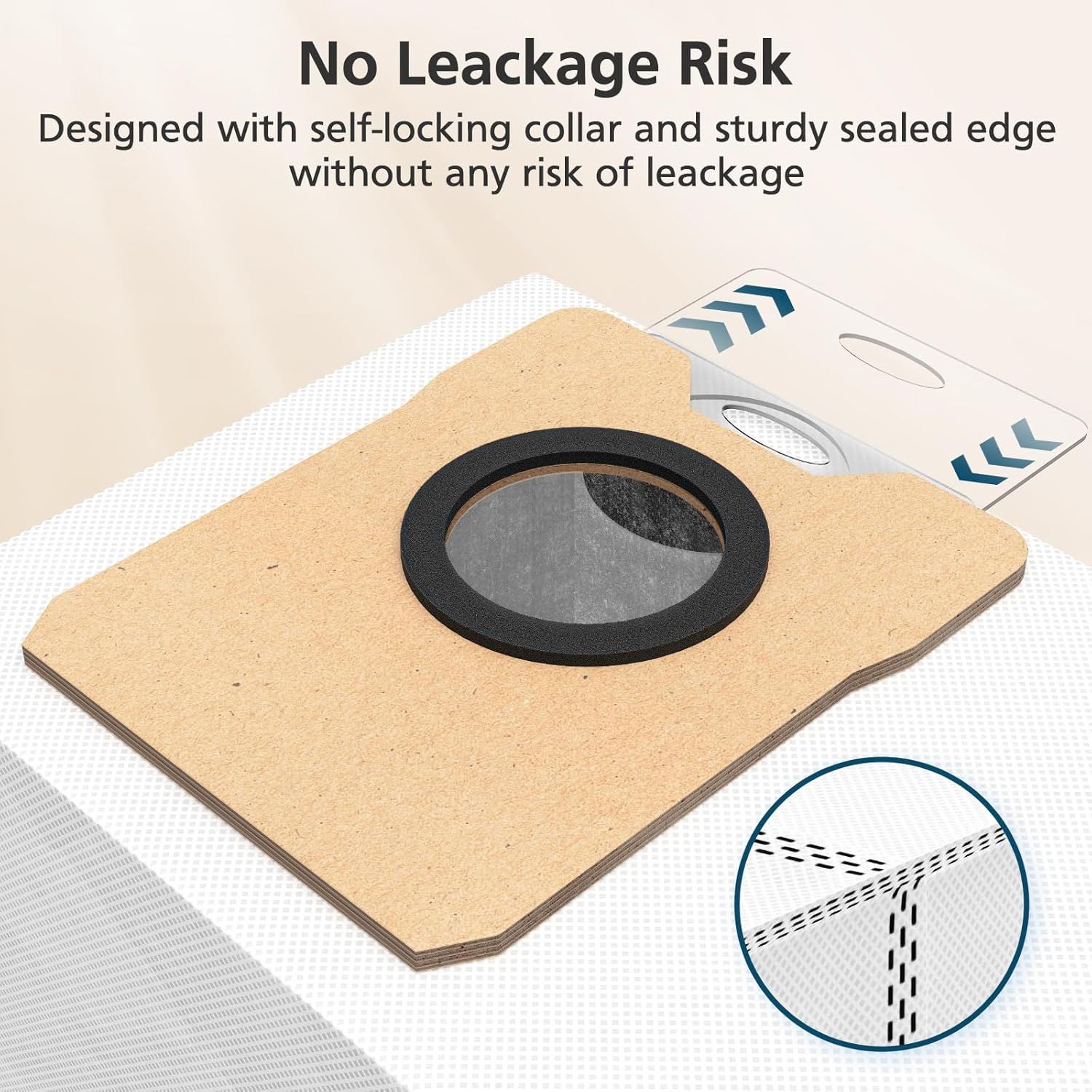 18 pcs Dust Bags or euy Omni C20 C10 Robot Vacuum, 3.6L Large Capacity Replacement Bags with 3-Layer Odorproo & Leakproo abric - Image 5