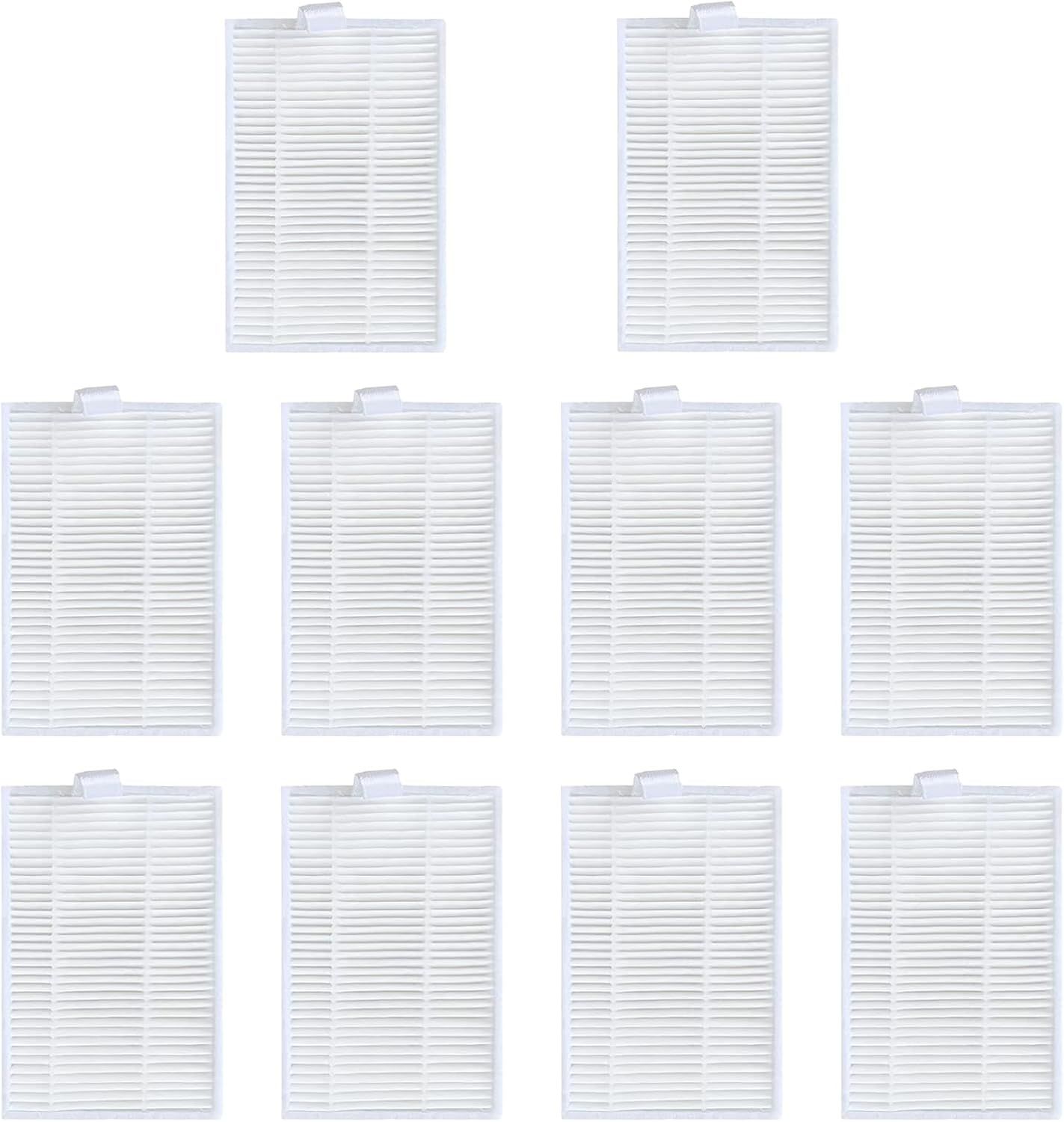 10Pcs Hepa ilters or iHome AutoVac Eclipse iHRV1 / iHome AutoVac Eclipse G iHRV2 Robot Vacuum Cleaner Replacement 10 PACK Hepa ilters - Image 1