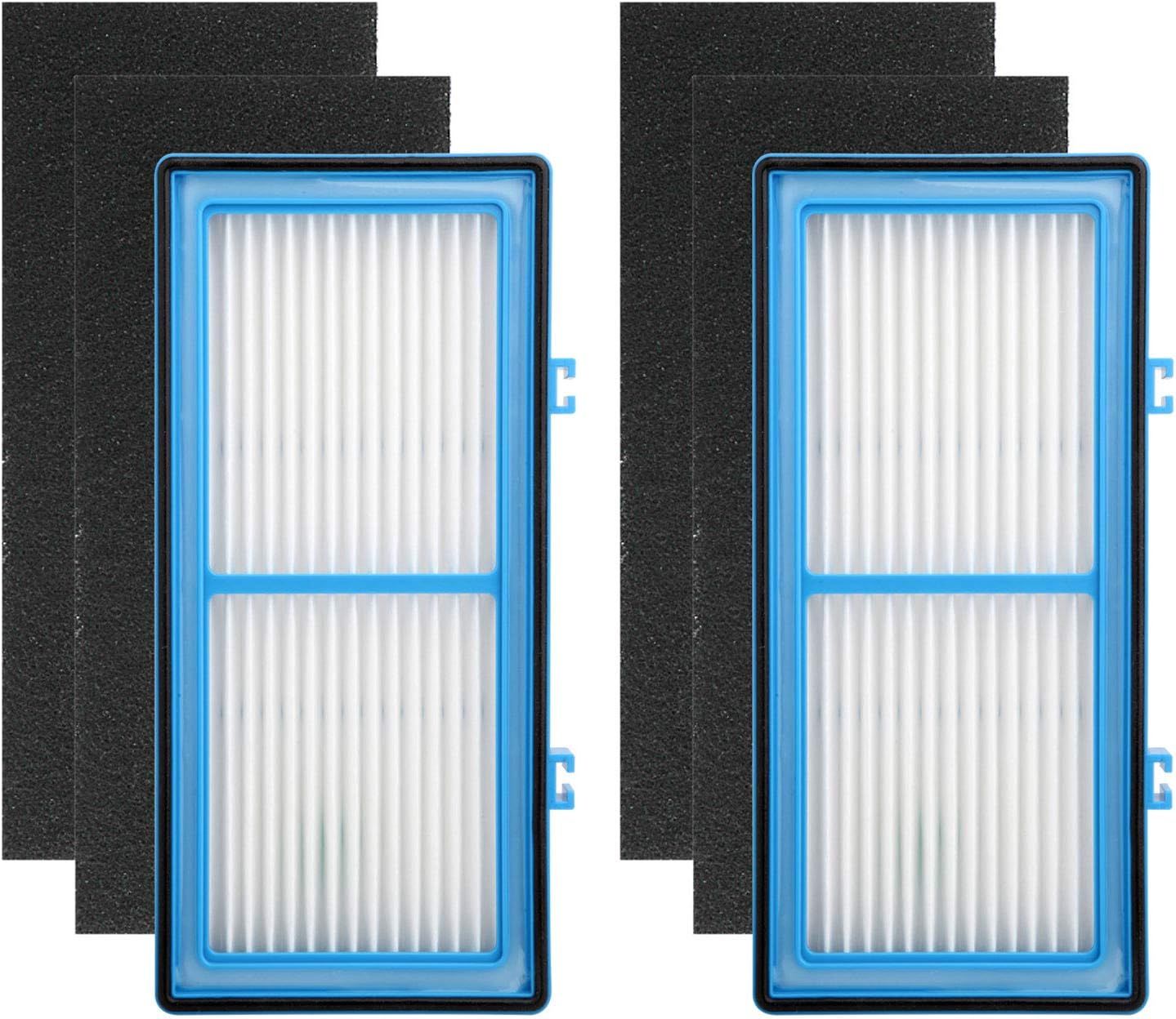 Aer1 ilter Replacement or Holmes Air Puriiers AER1 Type Total Air ilter Replacement ilters or HAP30AT and HAP242-NUC, 2 True HEPA ilters + 4 Carbon Booster ilters - Image 1