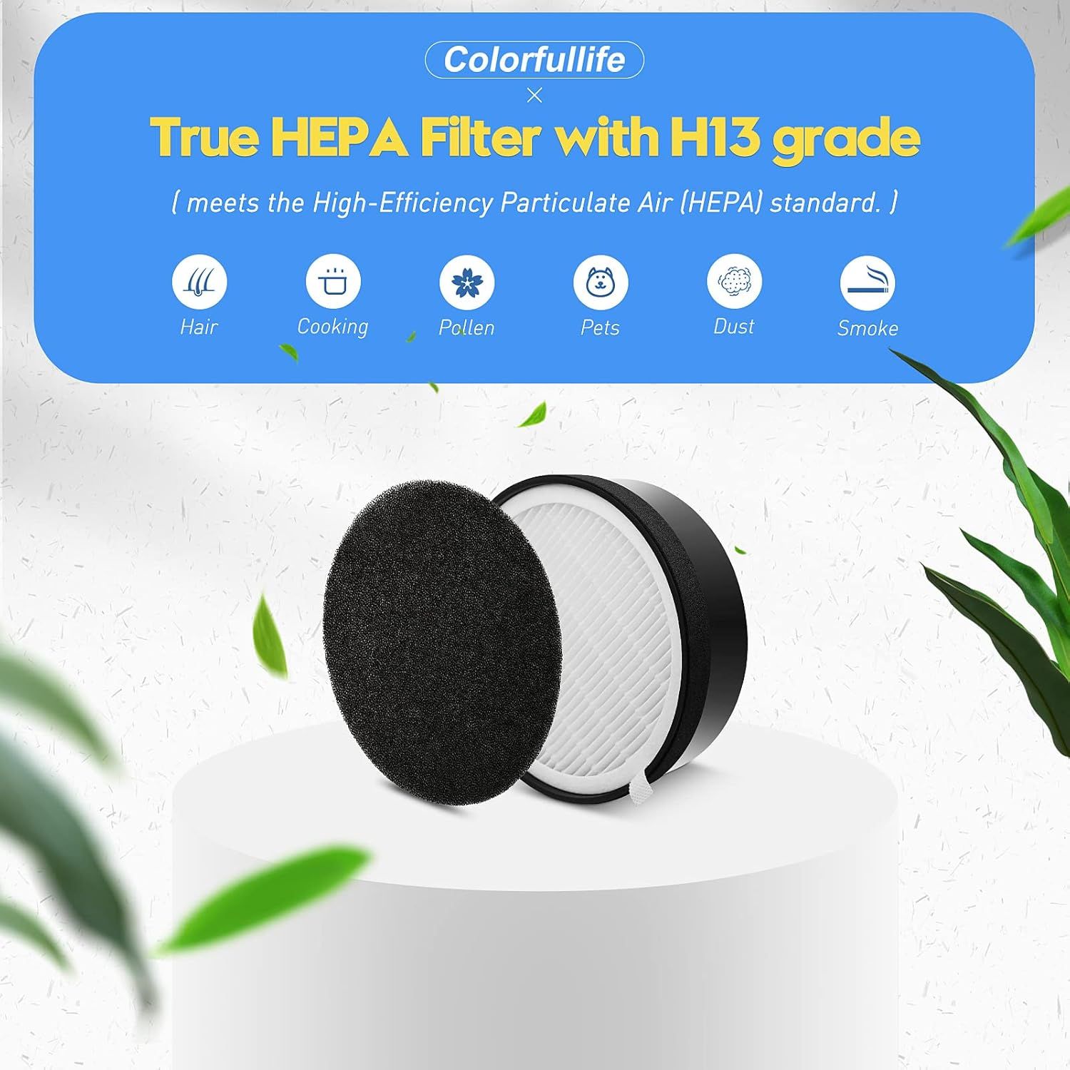 3 Pack LV-H132 Replacement ilter Compatible with LEVOIT LV-H132 Air Puriier ilter Replacement, H13 True HEPA ilter, Activated Carbon ilter, Pre ilters, Part # LV-H132-R - Image 4