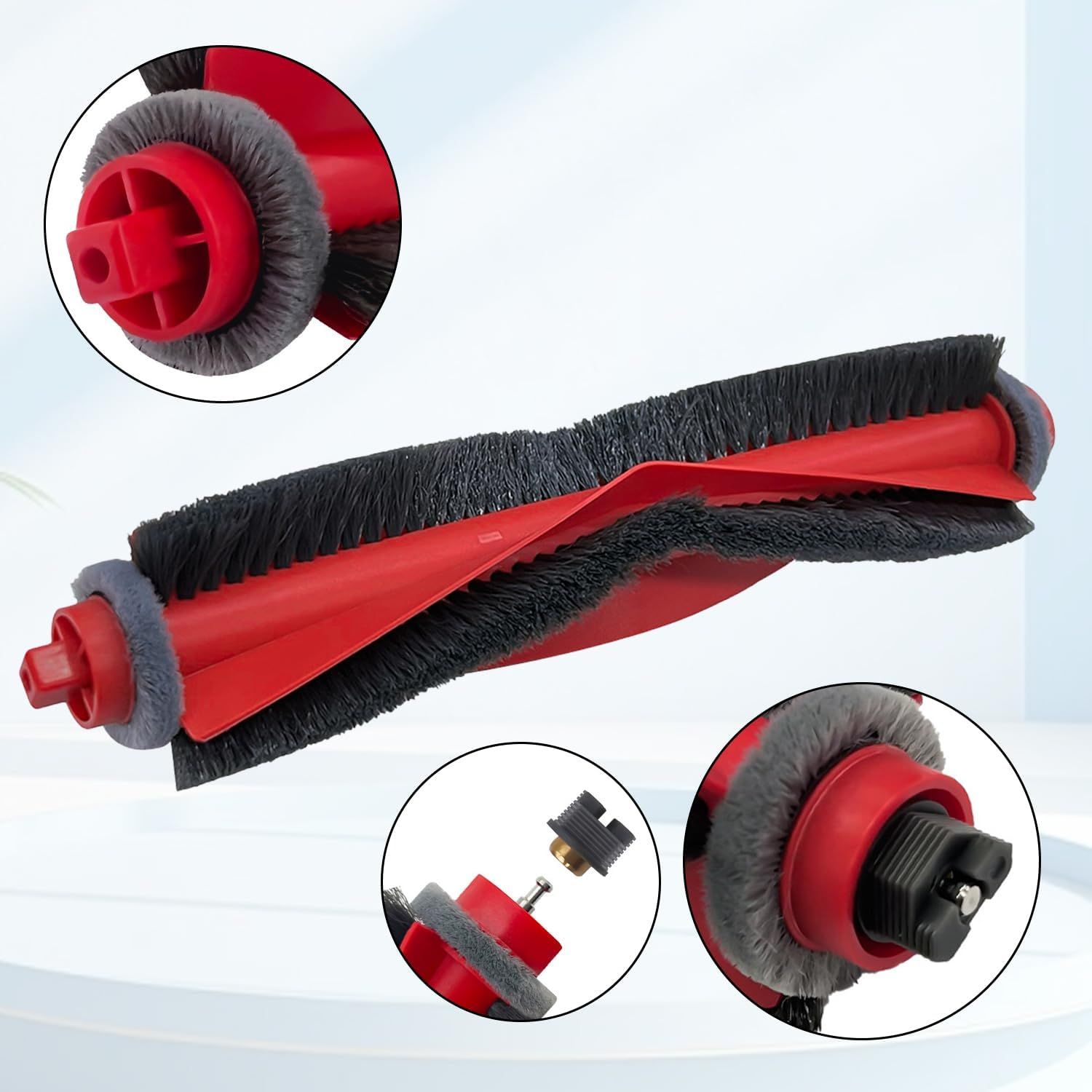 Replacement Parts or  Q10 S5, Q10 X5, Q10 S5+, Q10 X5+ Robot Vacuum Cleaner Accessories, 1 Main Brush, 4 Side Brushes, 4 ilters, 1 Cleaning Tool, 1 Screwdriver - Image 3